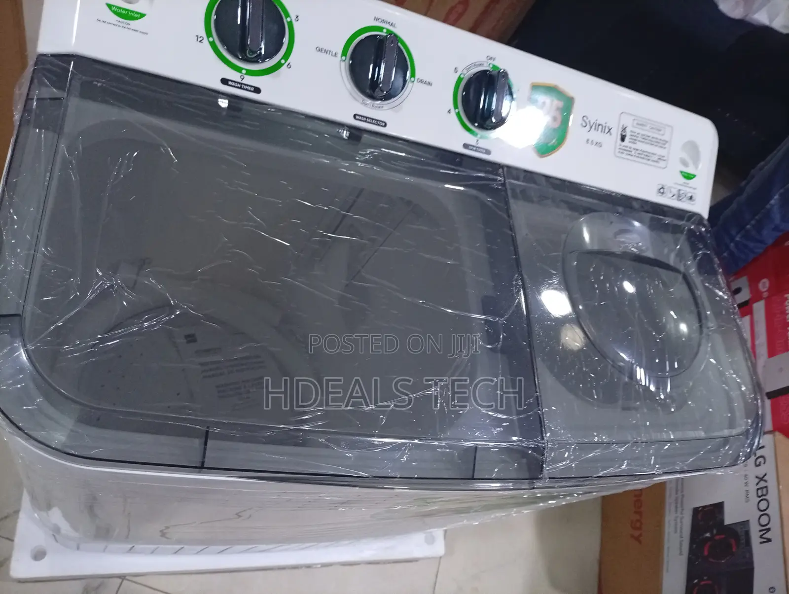 Syinix 8kg Baby Safe Sensitive-Skin Steam Care Laundry System