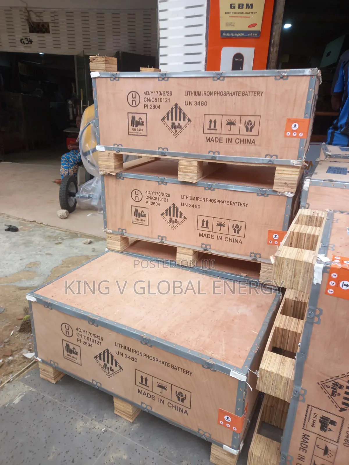 Felicity Solar 15kwh/48v Lithuim Iron Batteries