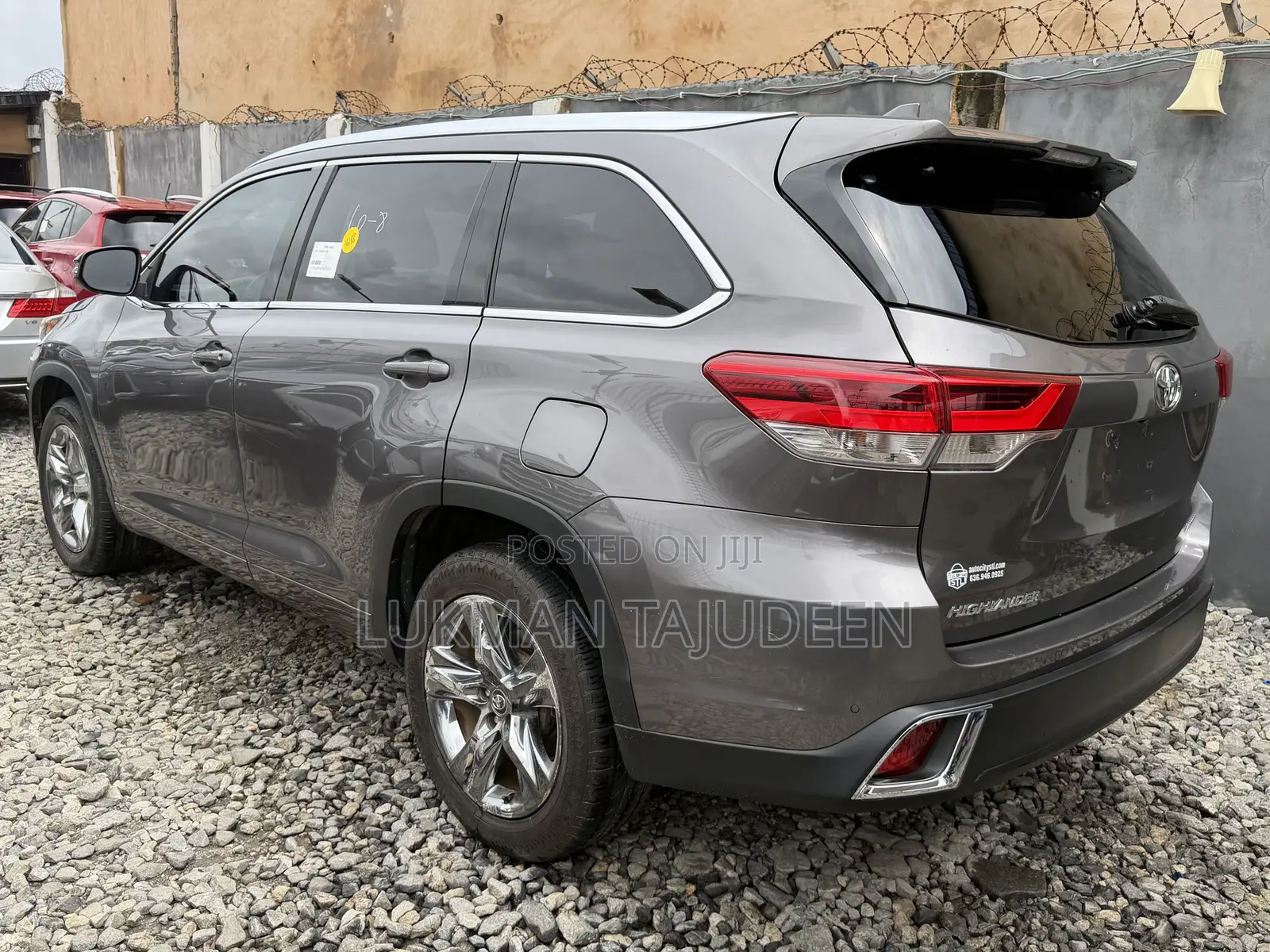 Toyota Highlander Limited 4x2 V6 (3.5L 6cyl 8A) 2018 Gray