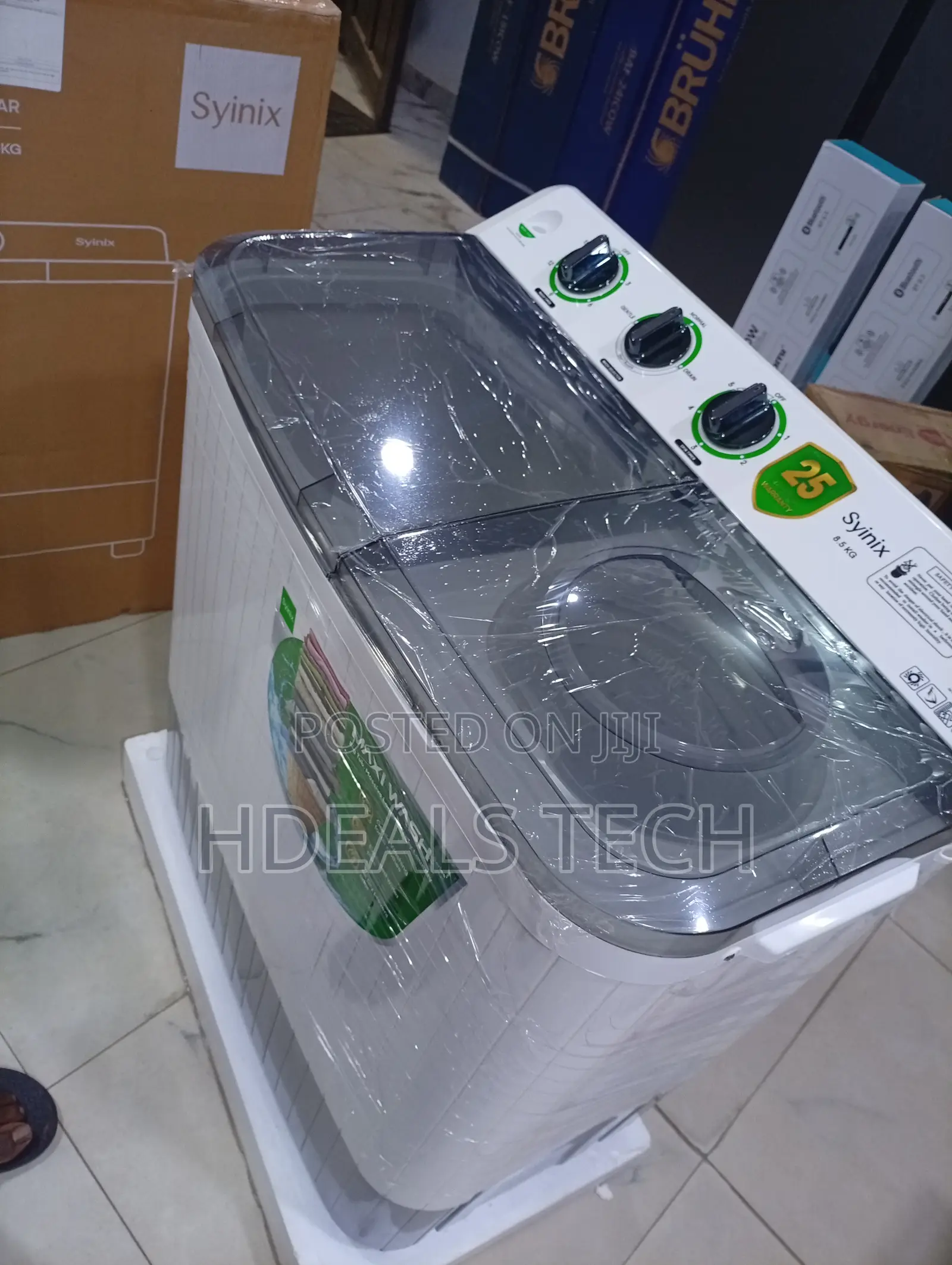Syinix HealthGuard 8kg Deep Sterilization Crease Care Washer