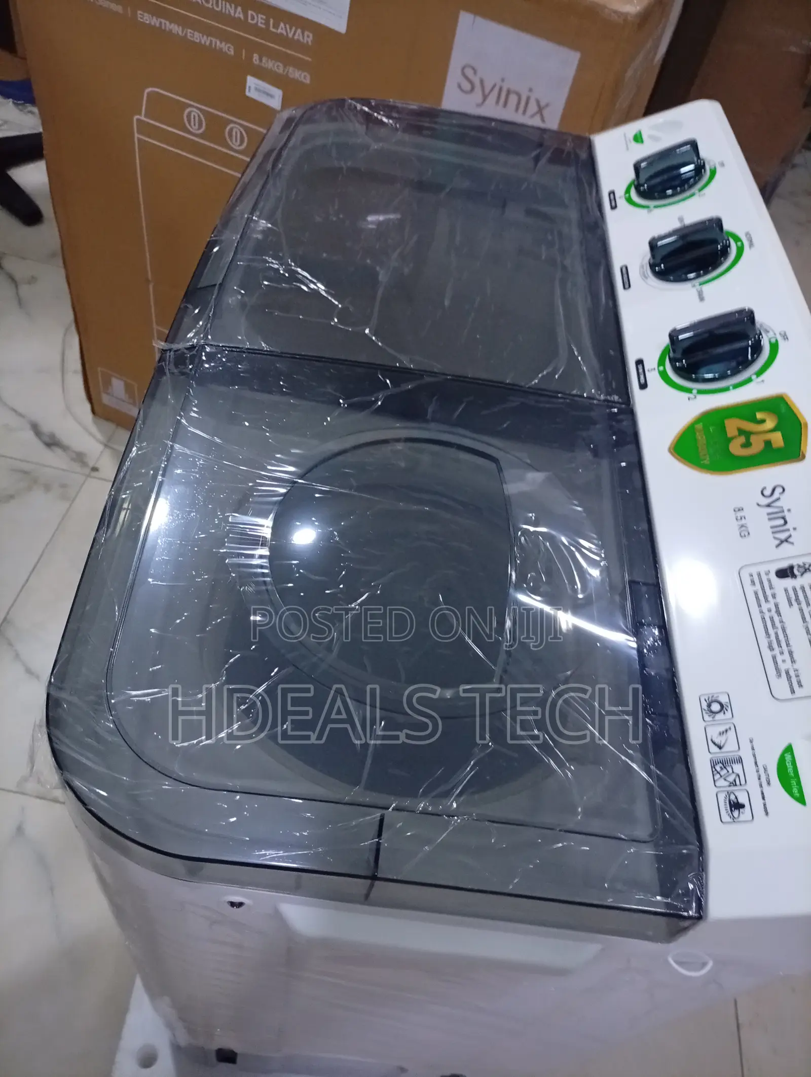 Syinix 8kg TurboSpeed 15-Minute QuickWash Digital Laundry Unit
