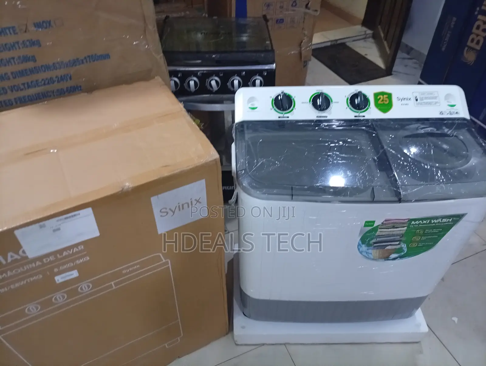 Syinix 8kg Flash Clean Rapid-Cycle High-Efficiency Washing Machine