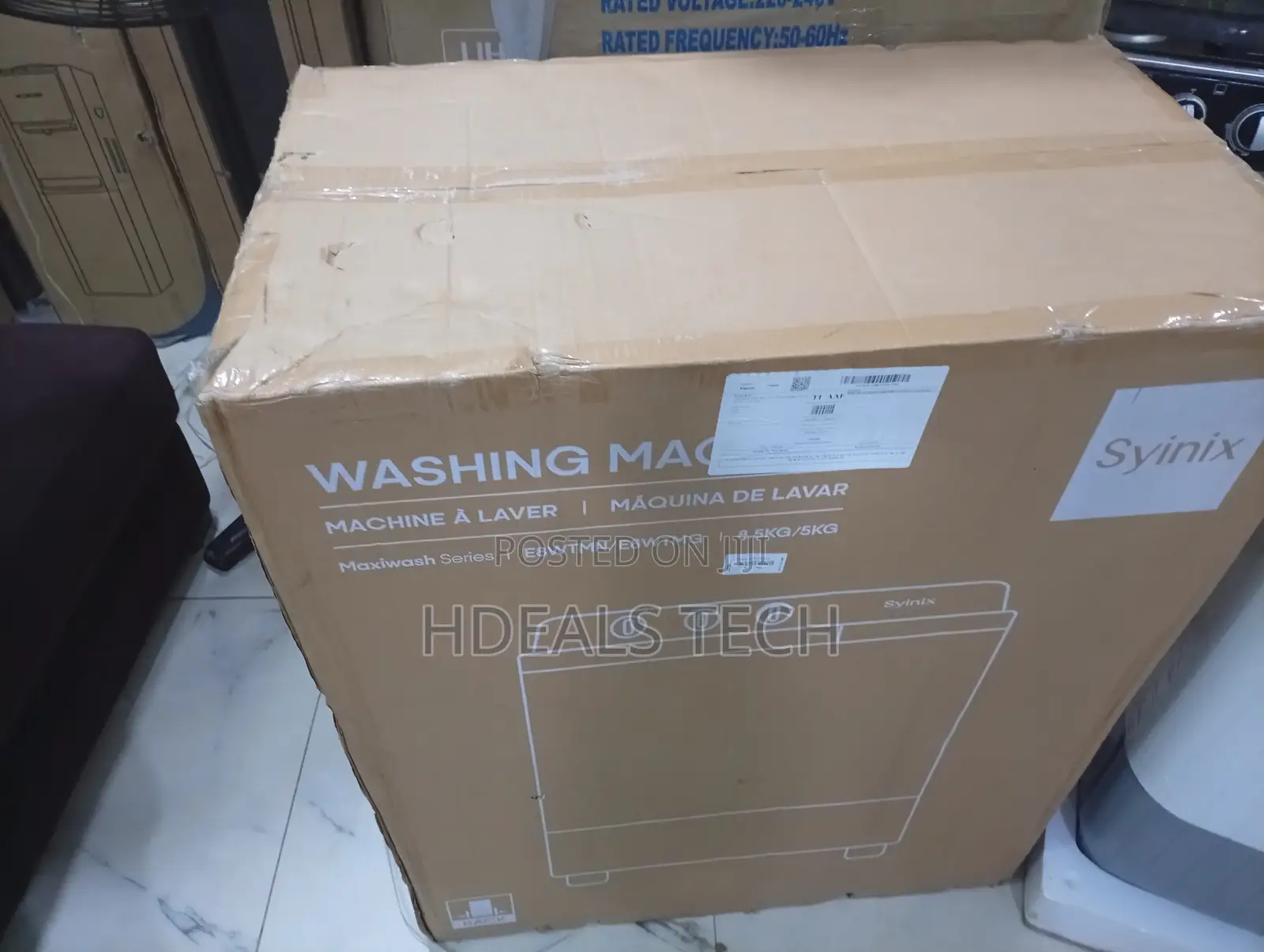 Syinix 8kg Flash Clean Rapid-Cycle High-Efficiency Washing Machine