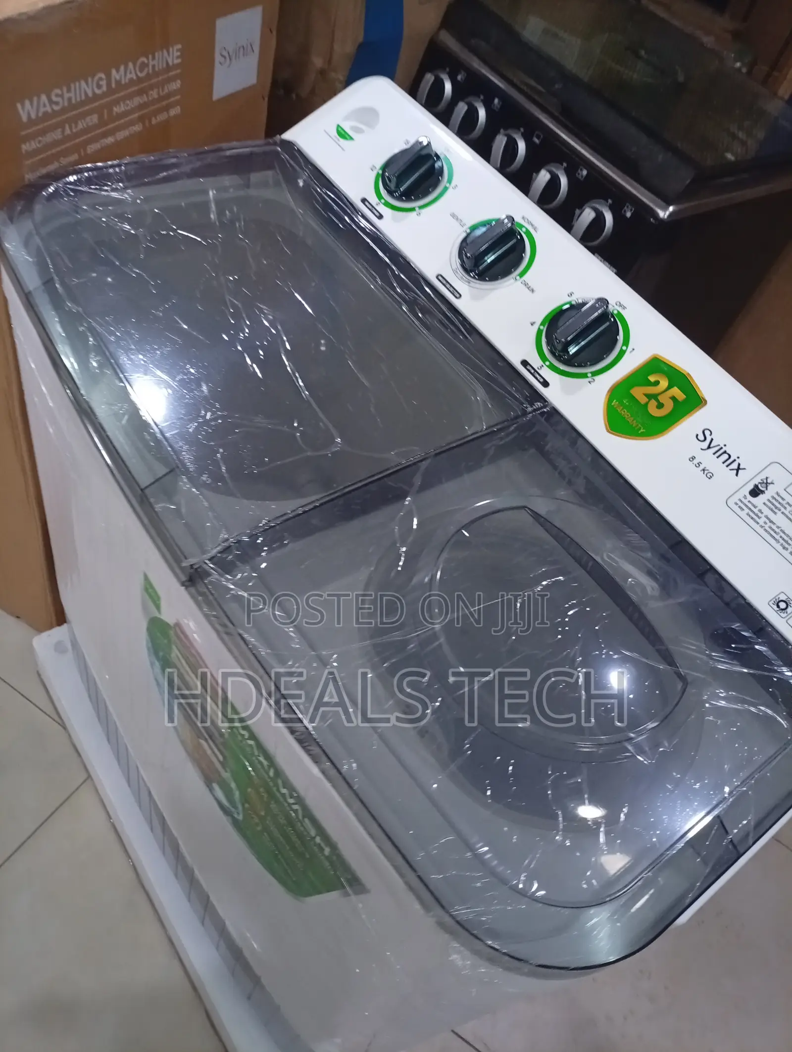 Syinix 8kg Smart Pulse LED Display Automated Fabric Care System