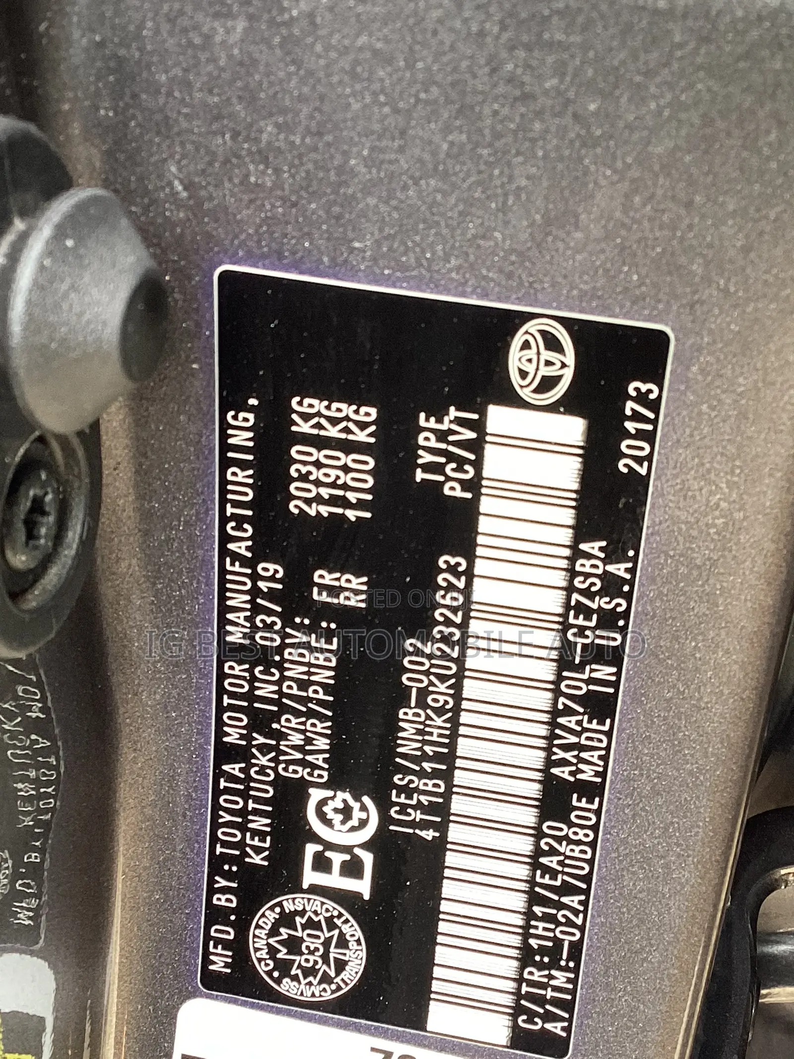 Toyota Camry SE (2.5L 4cyl 8A) 2019 Gray