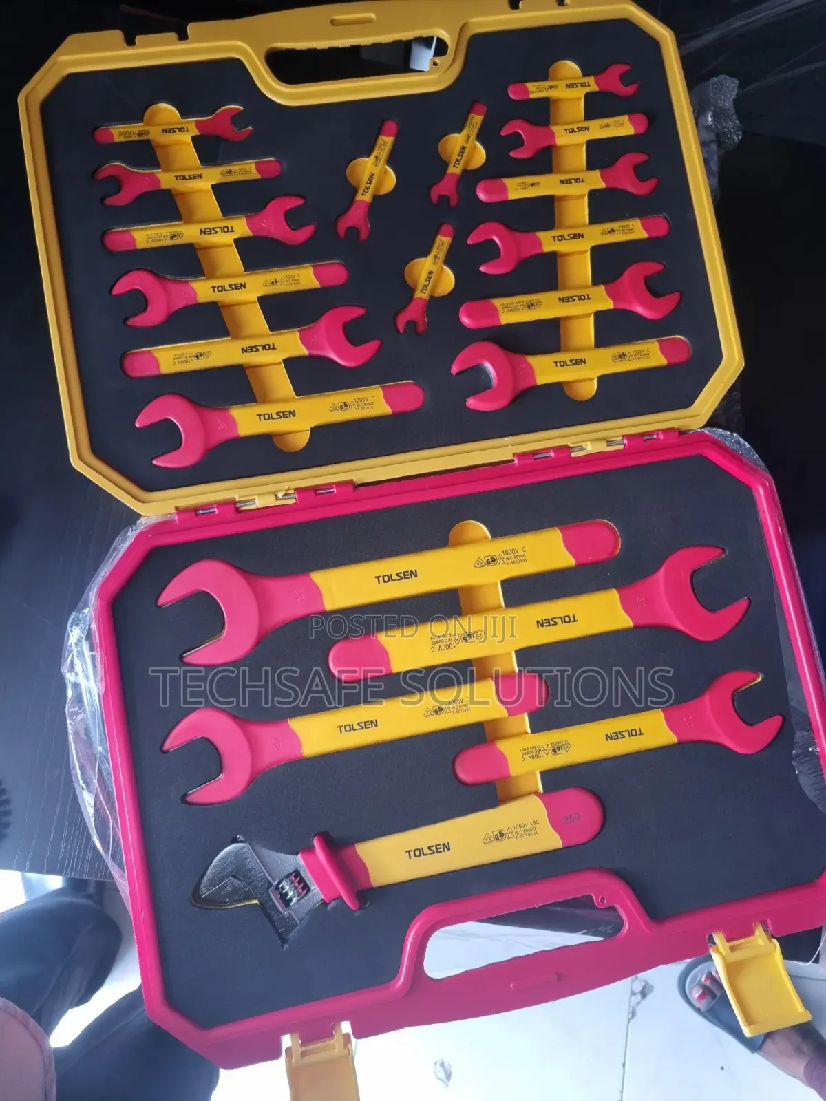 Tolsen V80421 20-Piece Insulated Flat Spanner Set