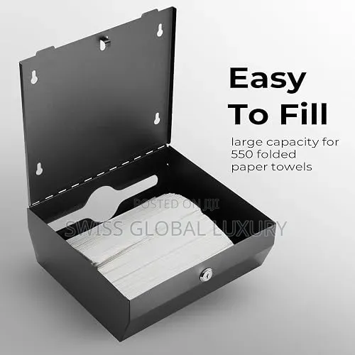 High Grade Paper/Serviette Towels Dispenser, Also Available in Chrome