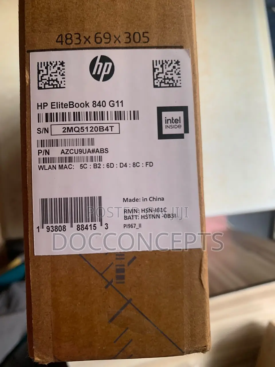 New Laptop HP EliteBook 840 G11 16GB Intel Core Ultra 7 SSD 512GB