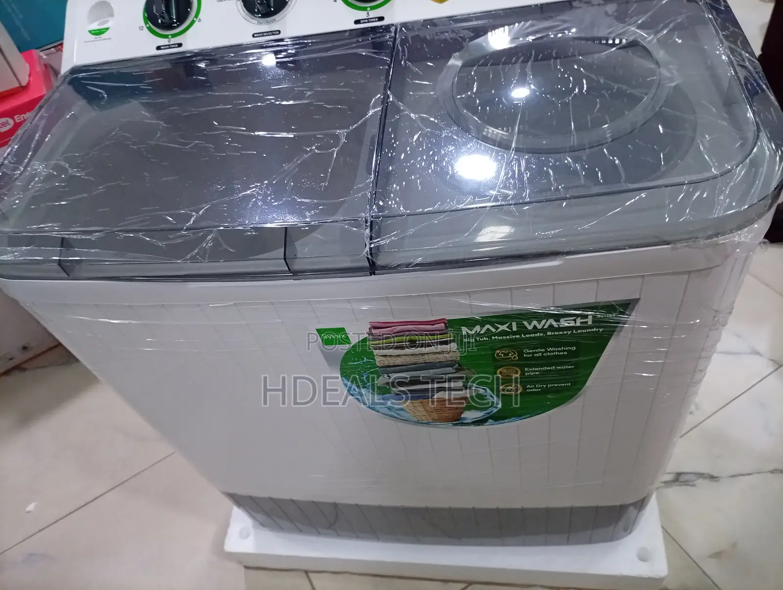 Syinix Top Load8kg Ultra-Fast 15' Express Clean Technology Washer