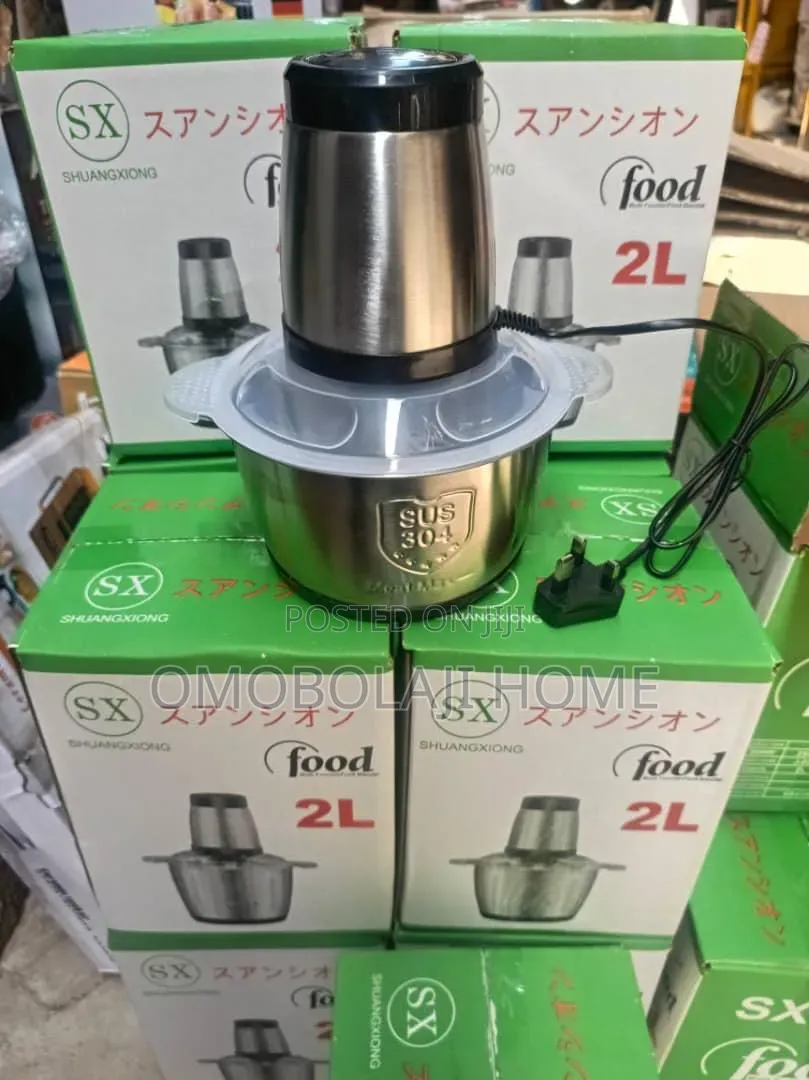 Stainless Steel Food Chopper Electric Yam Pounder (SX 2L)