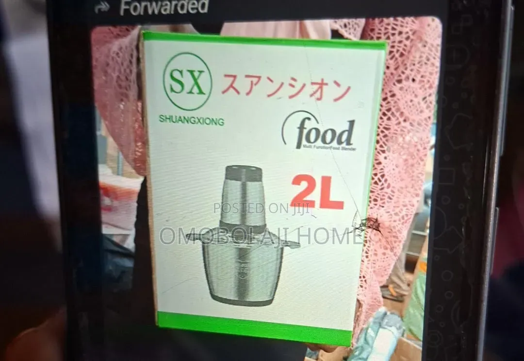 Stainless Steel Food Chopper Electric Yam Pounder (SX 2L)