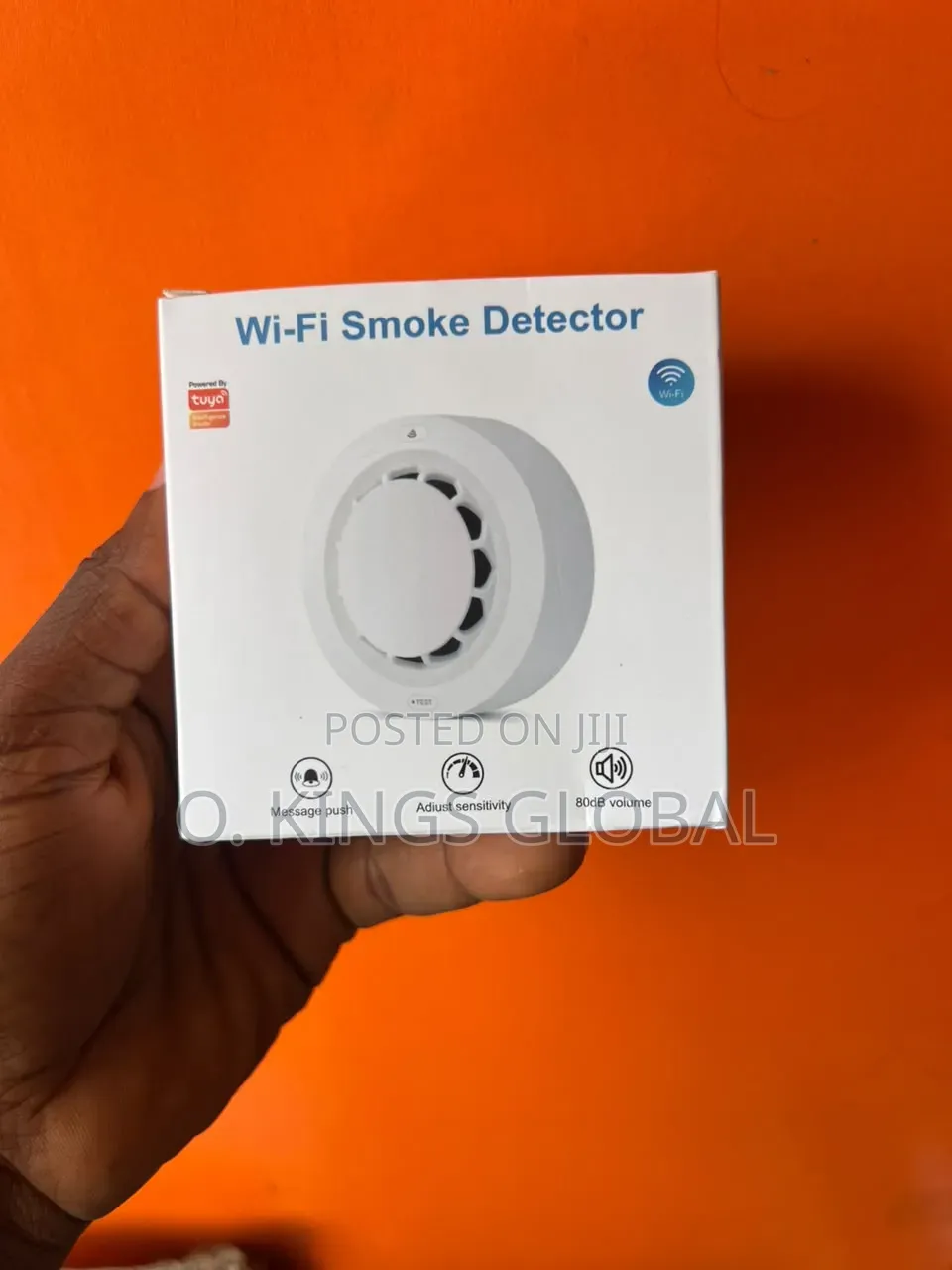 WiFi Smart Smoke Detector – Tuya App Enabled Fire Alarm