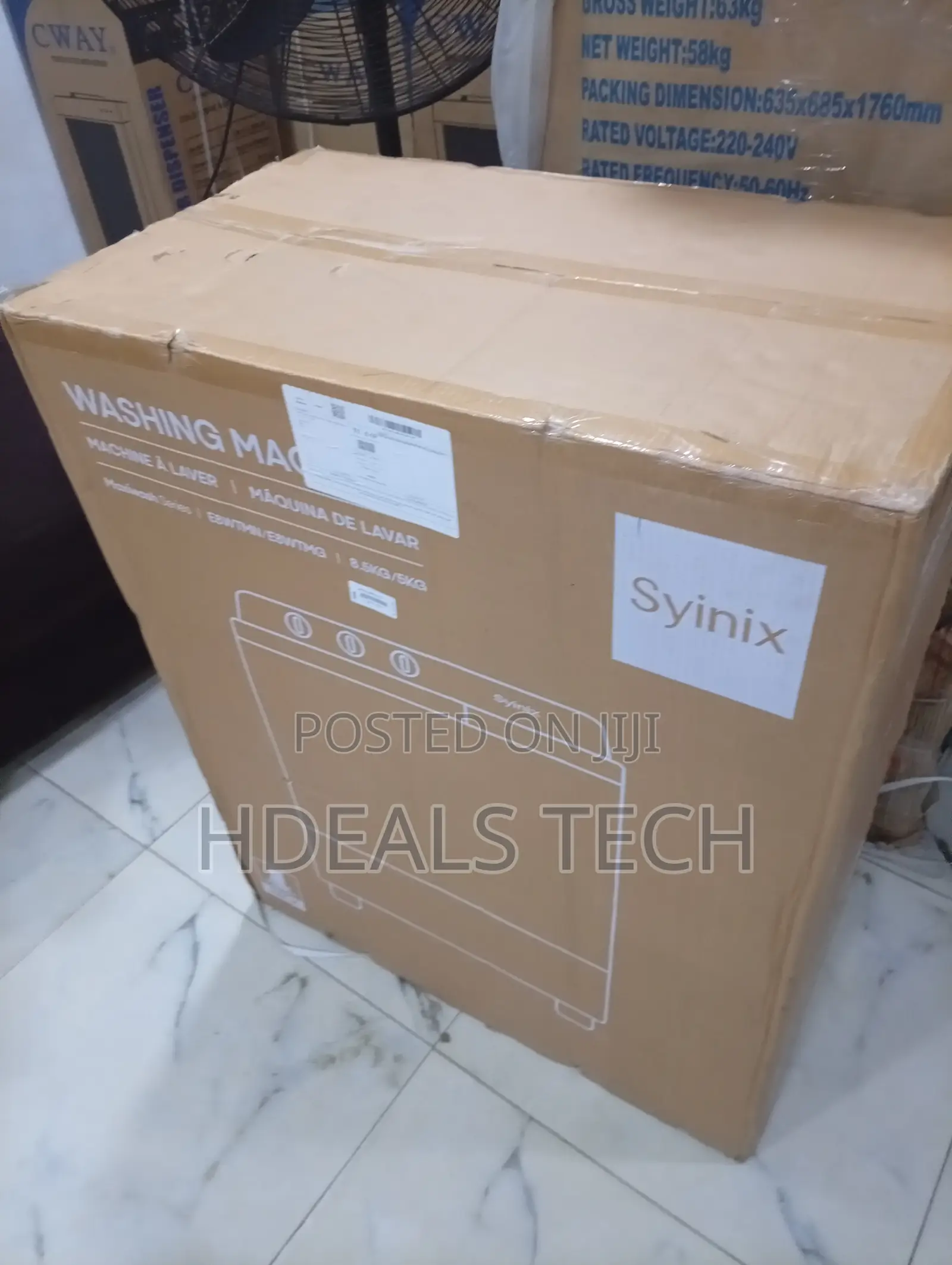 Syinix 8kg Sustain Wash Low-Consumption Smart Laundry System