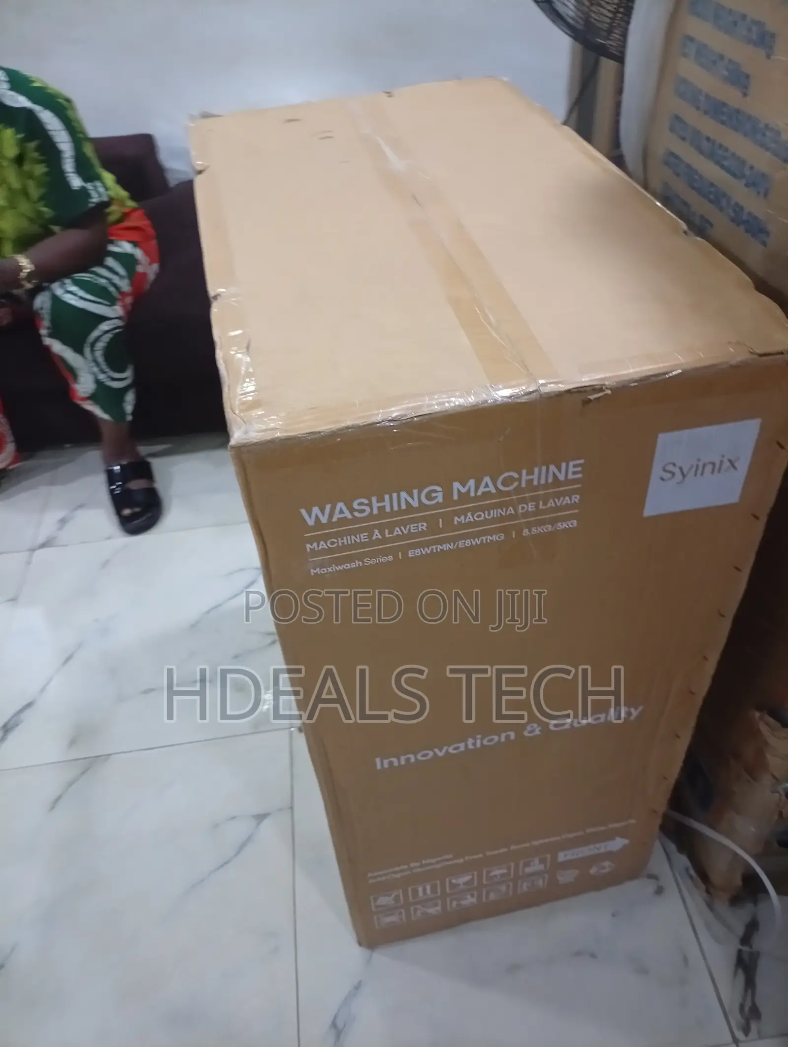 Syinix 8kg Sustain Wash Low-Consumption Smart Laundry System