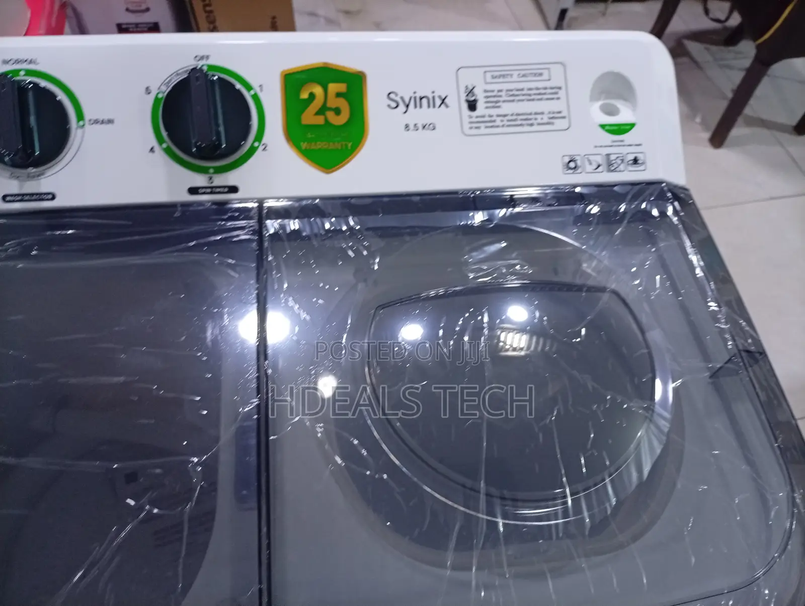 Syinix 8kg AquaSave Resource-Efficient Top-Load Machine