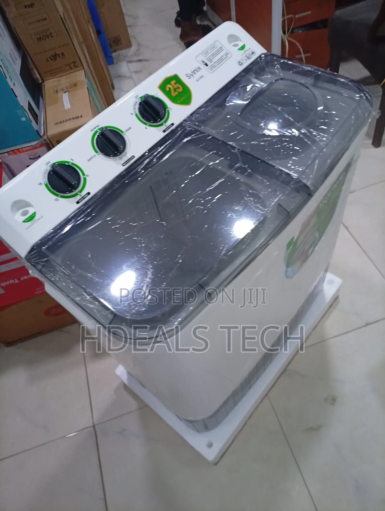 Syinix 8kg Top Load Low-Wattage Green Technology Laundry Unit
