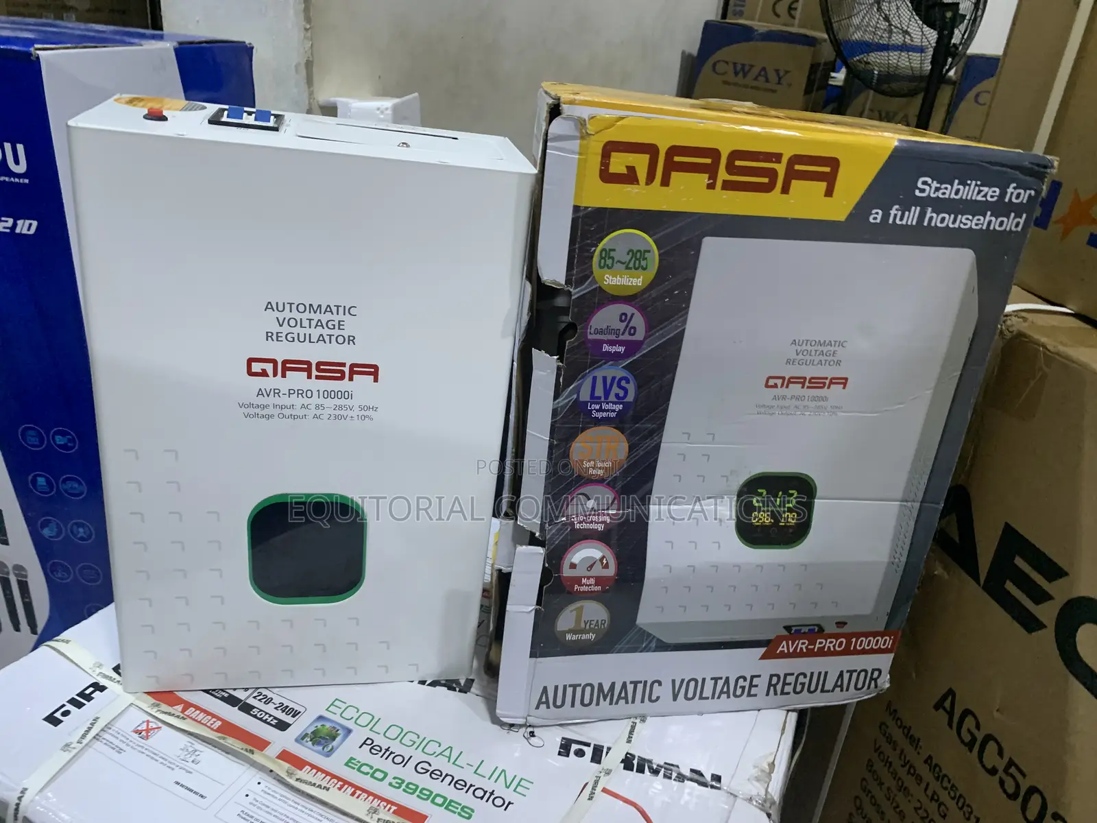 Qasa Avr Pro 10000w Wall Mount Stabilizer
