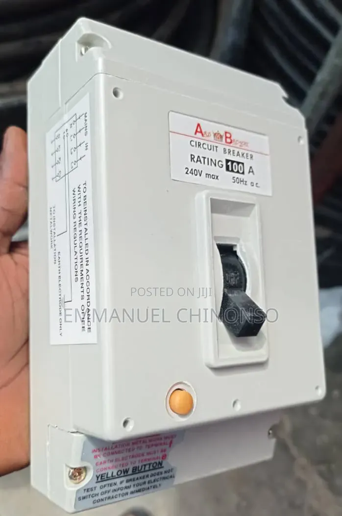 100a Elcb Circuit Breaker a B