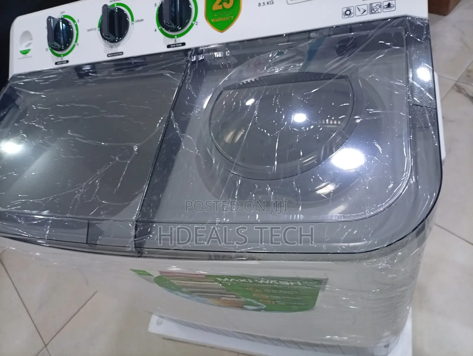 TOP LOAD Syinix 8kg Conservation-Class High-Efficiency Eco Washer