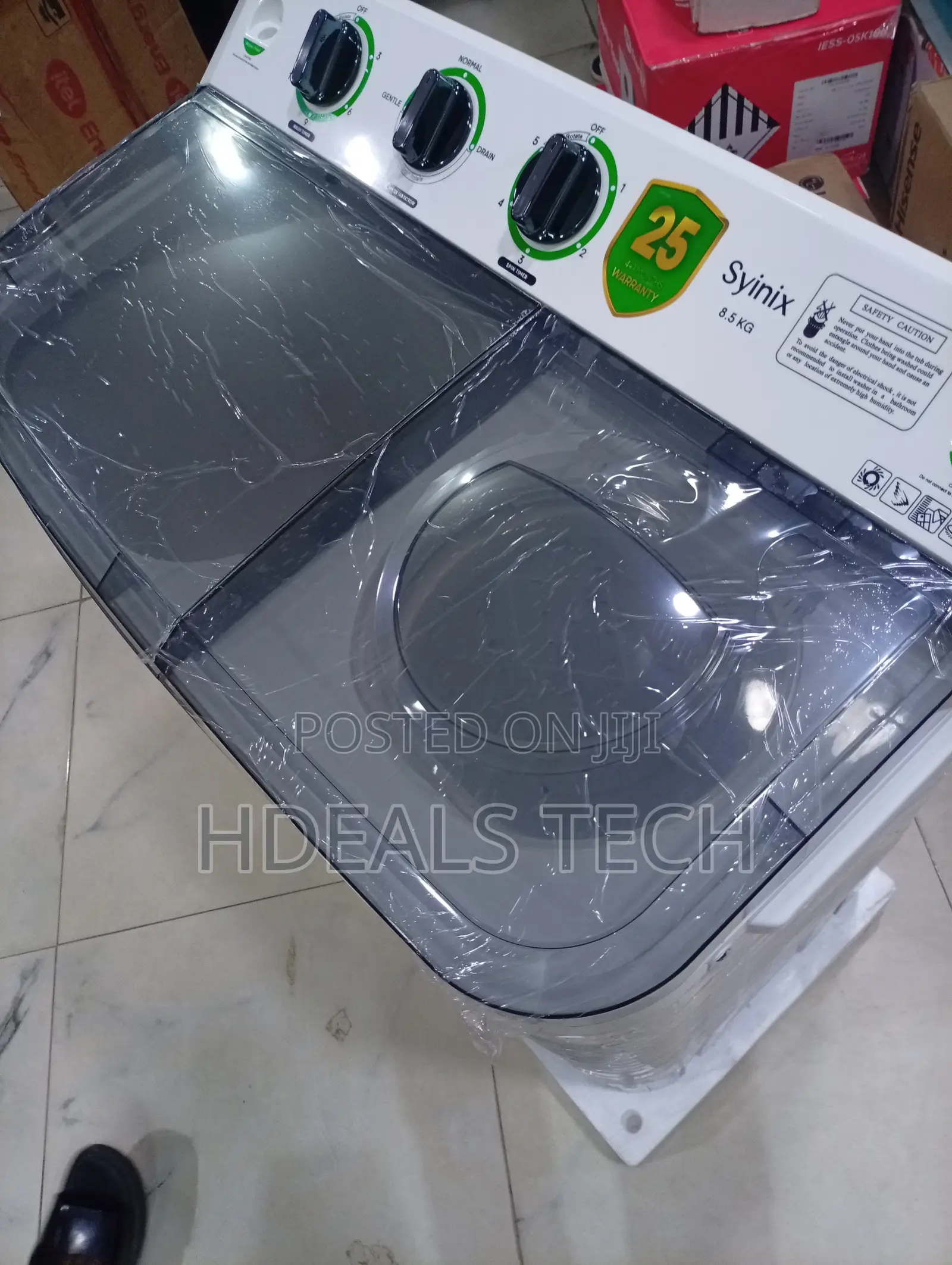 TOP LOAD Syinix 8kg Conservation-Class High-Efficiency Eco Washer