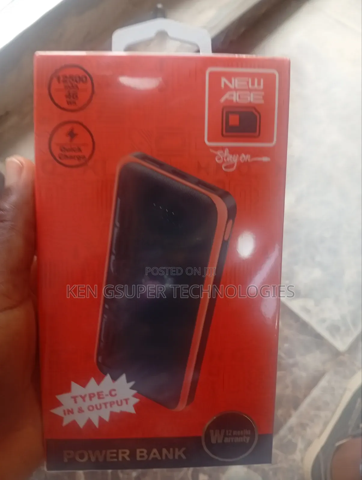 Newage Power Bank 12500 Mah