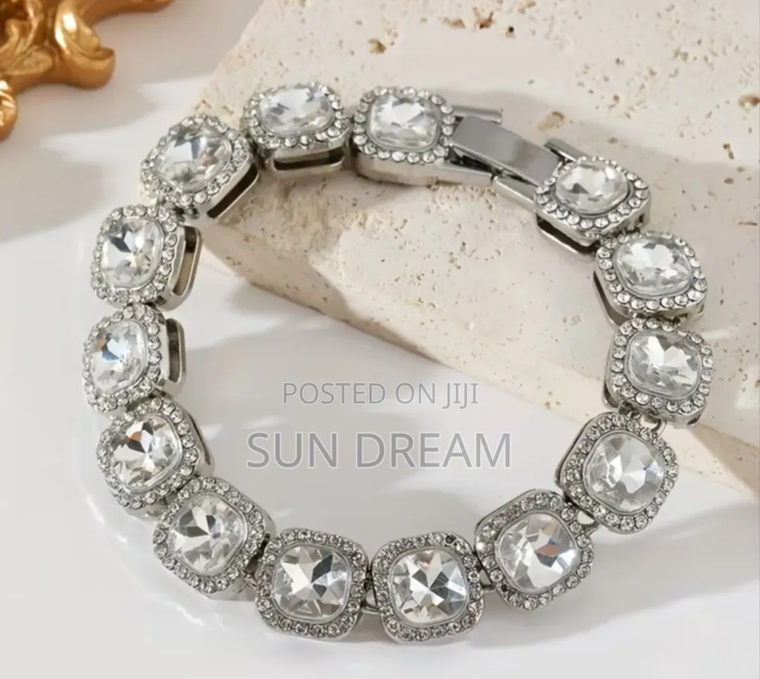 Unisex Diamond Bracelet Woman Gift Bangle Jewelry