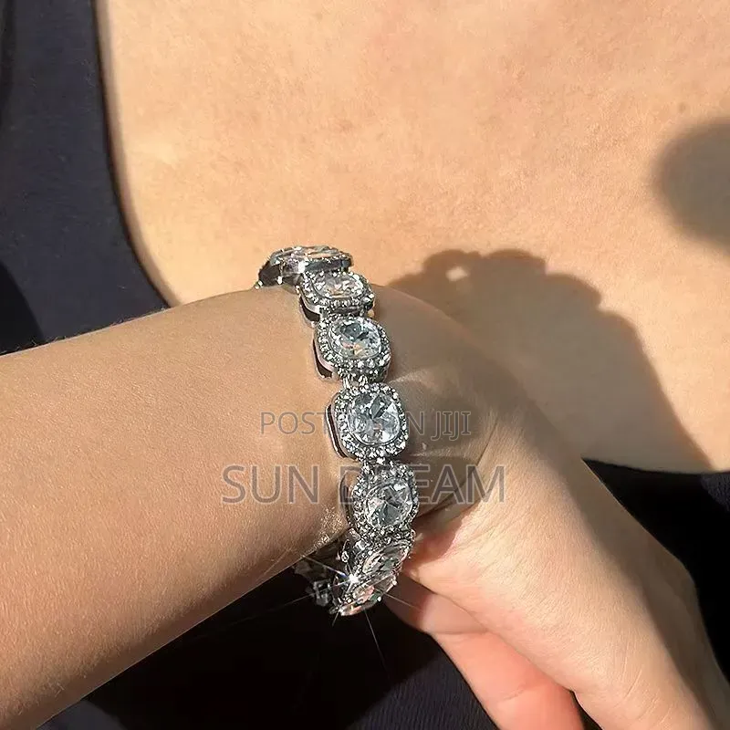 Unisex Diamond Bracelet Woman Gift Bangle Jewelry