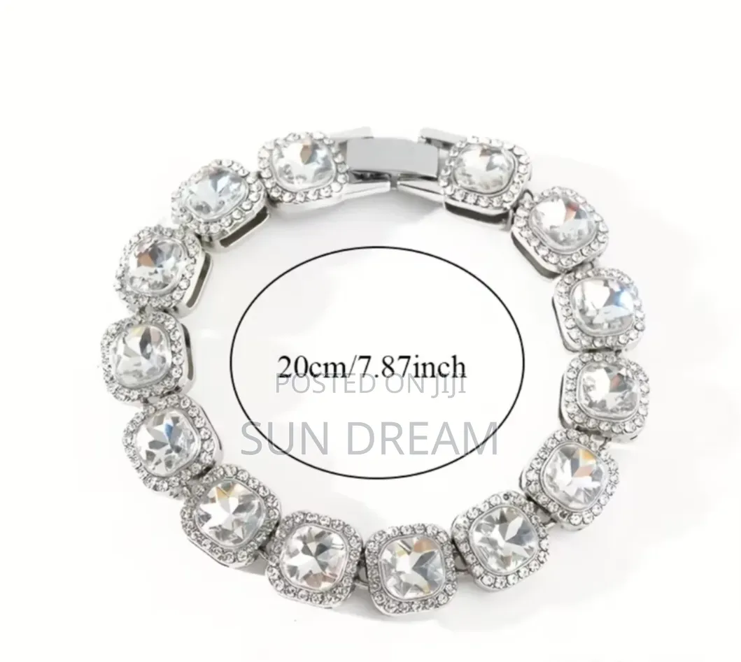 Unisex Diamond Bracelet Woman Gift Bangle Jewelry