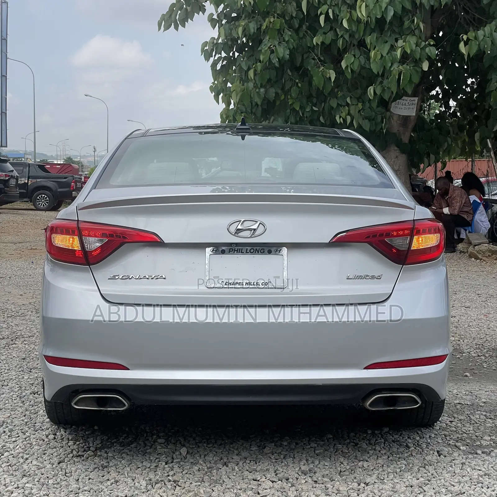 Hyundai Sonata Limited 2.0T Seban (2.0L 4cyl 6A) 2016 Silver