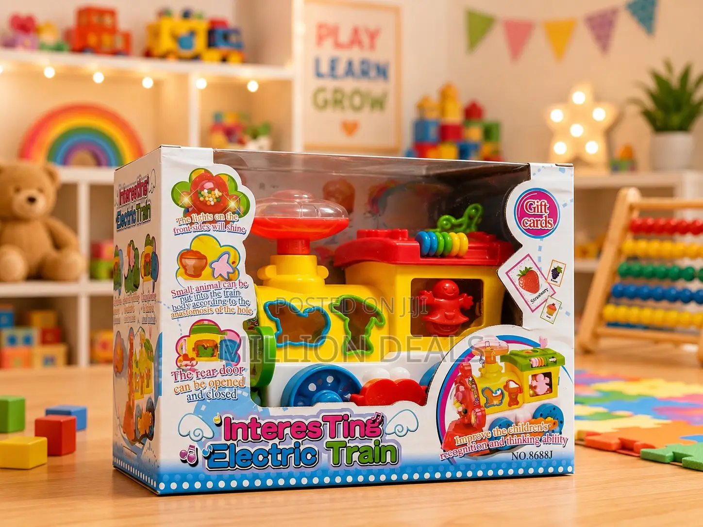 Interesting Electric Train Kids Toy Ages 3+