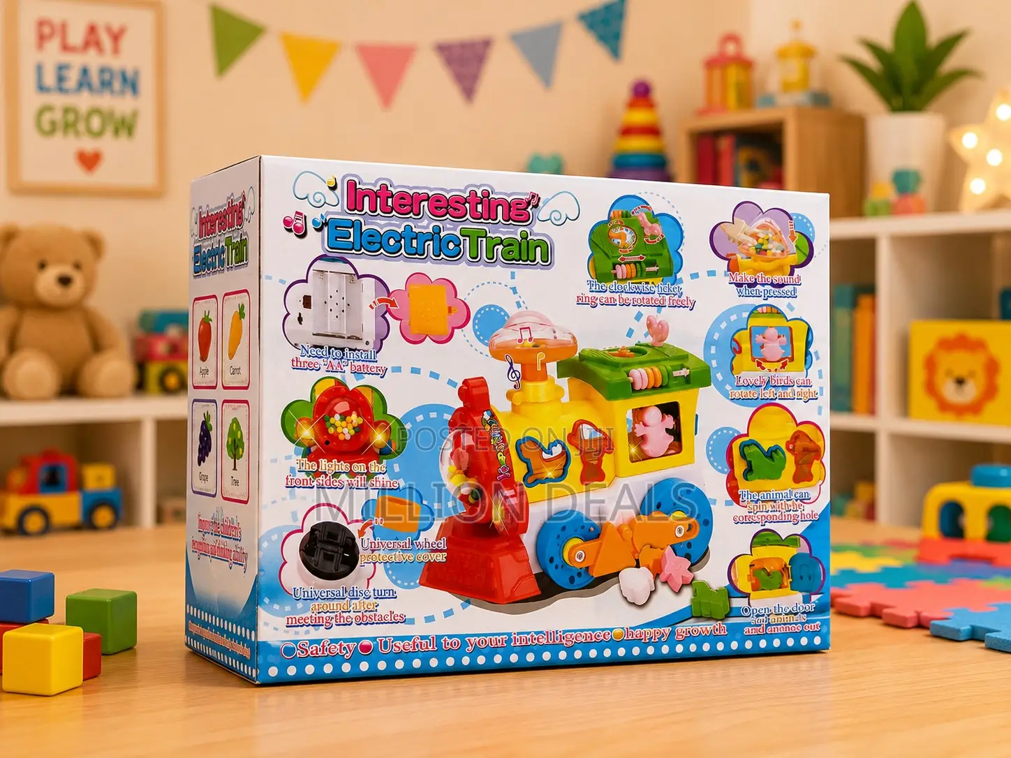 Interesting Electric Train Kids Toy Ages 3+