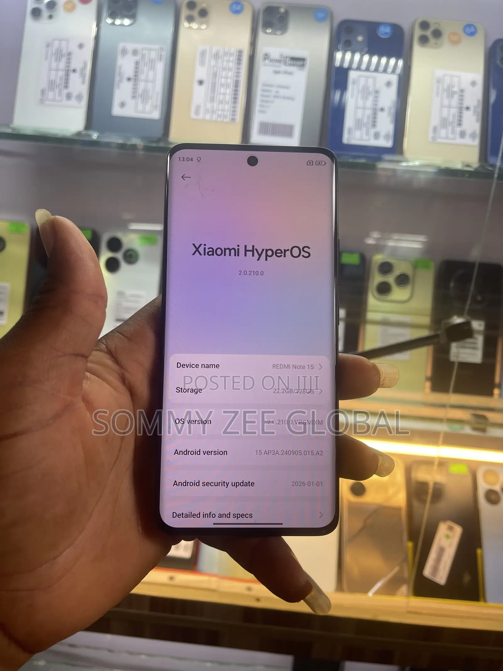 Xiaomi Redmi Note 15 128 GB Black