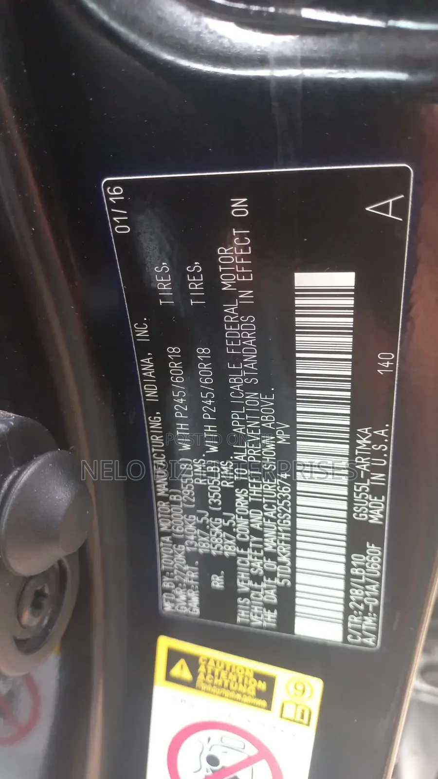 Toyota Highlander 2016 Gray