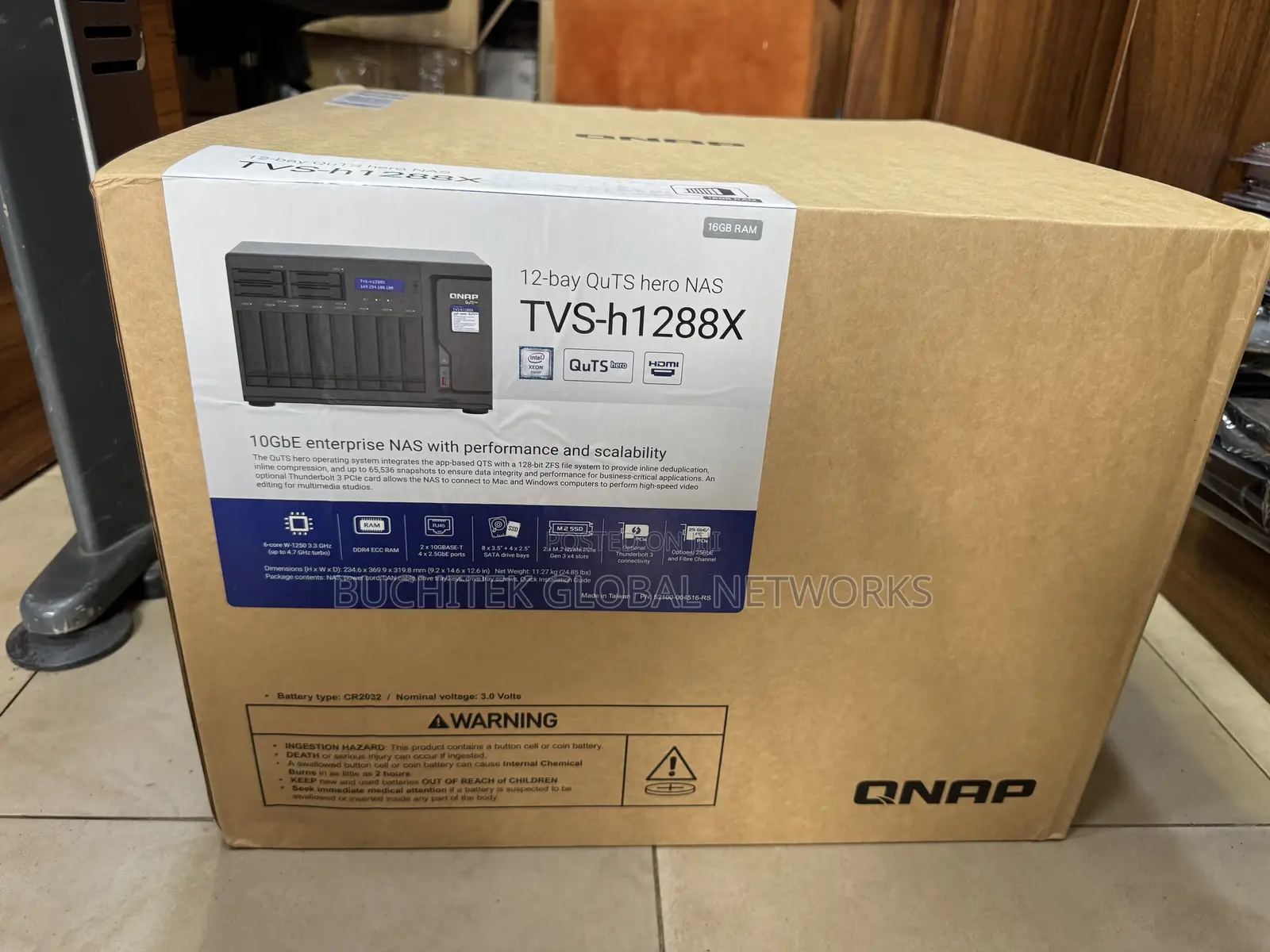 Qnap 12bay TVS -H1288x NAS Enclosure.