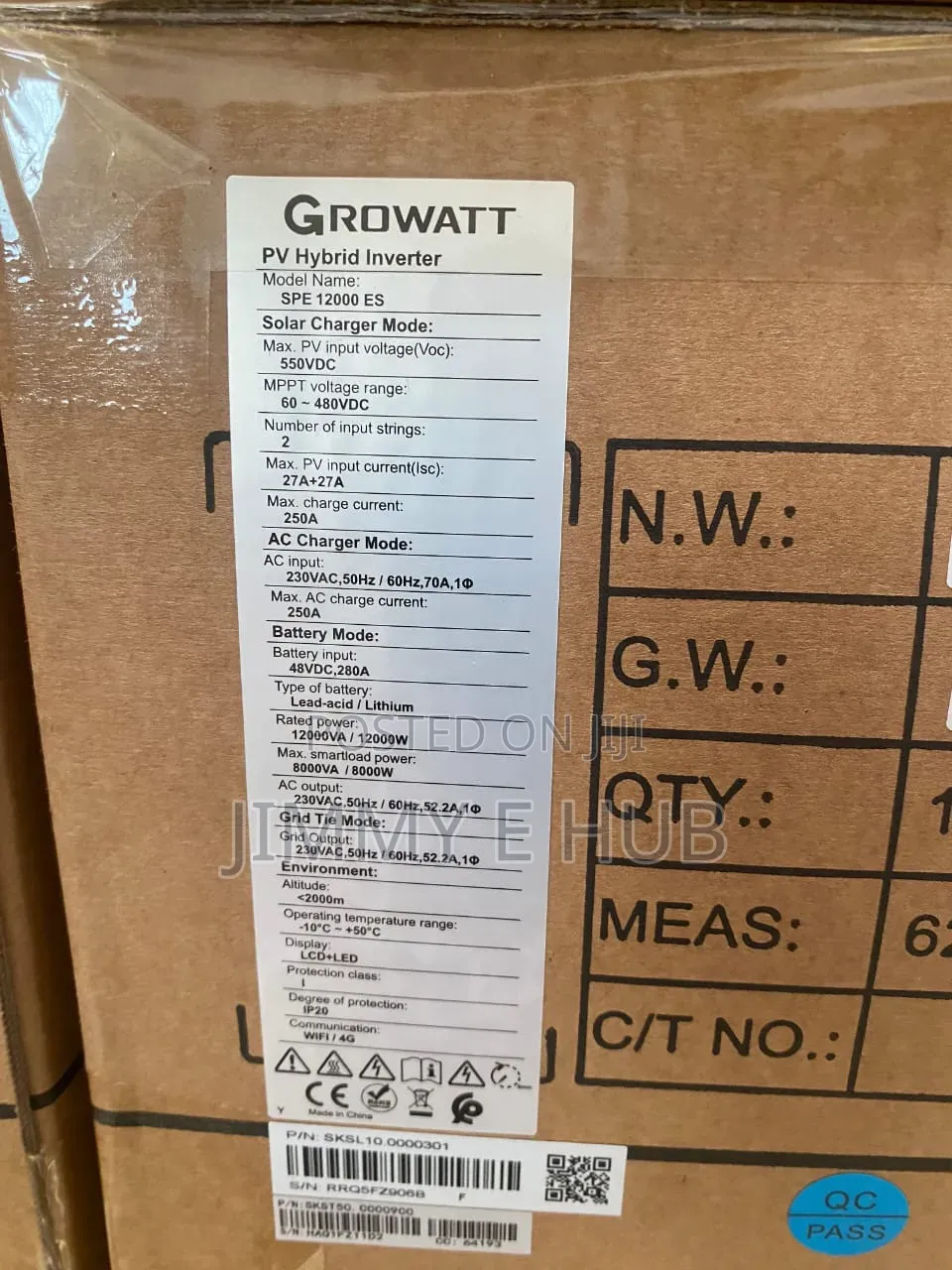 Growatt 12kva Hybrid Inverter