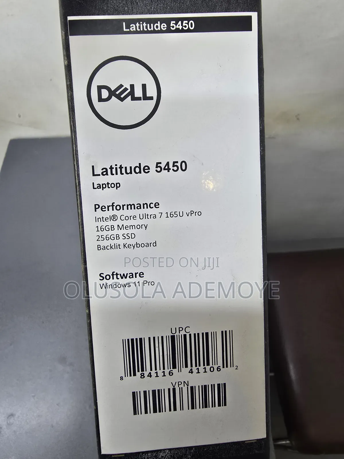 New Laptop Dell Latitude 5450 16GB Intel Core Ultra 7 SSD 256GB