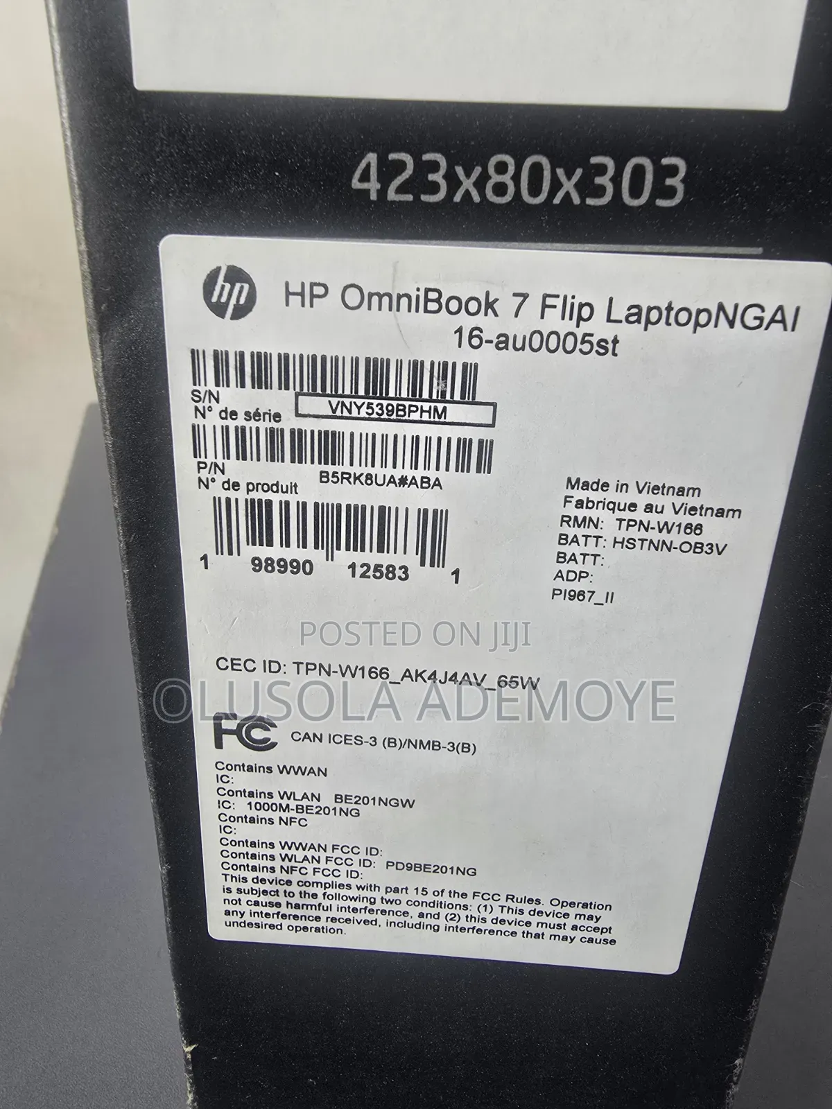 New Laptop HP OmniBook 7 16" 16GB Intel Core Ultra 5 SSD 512GB