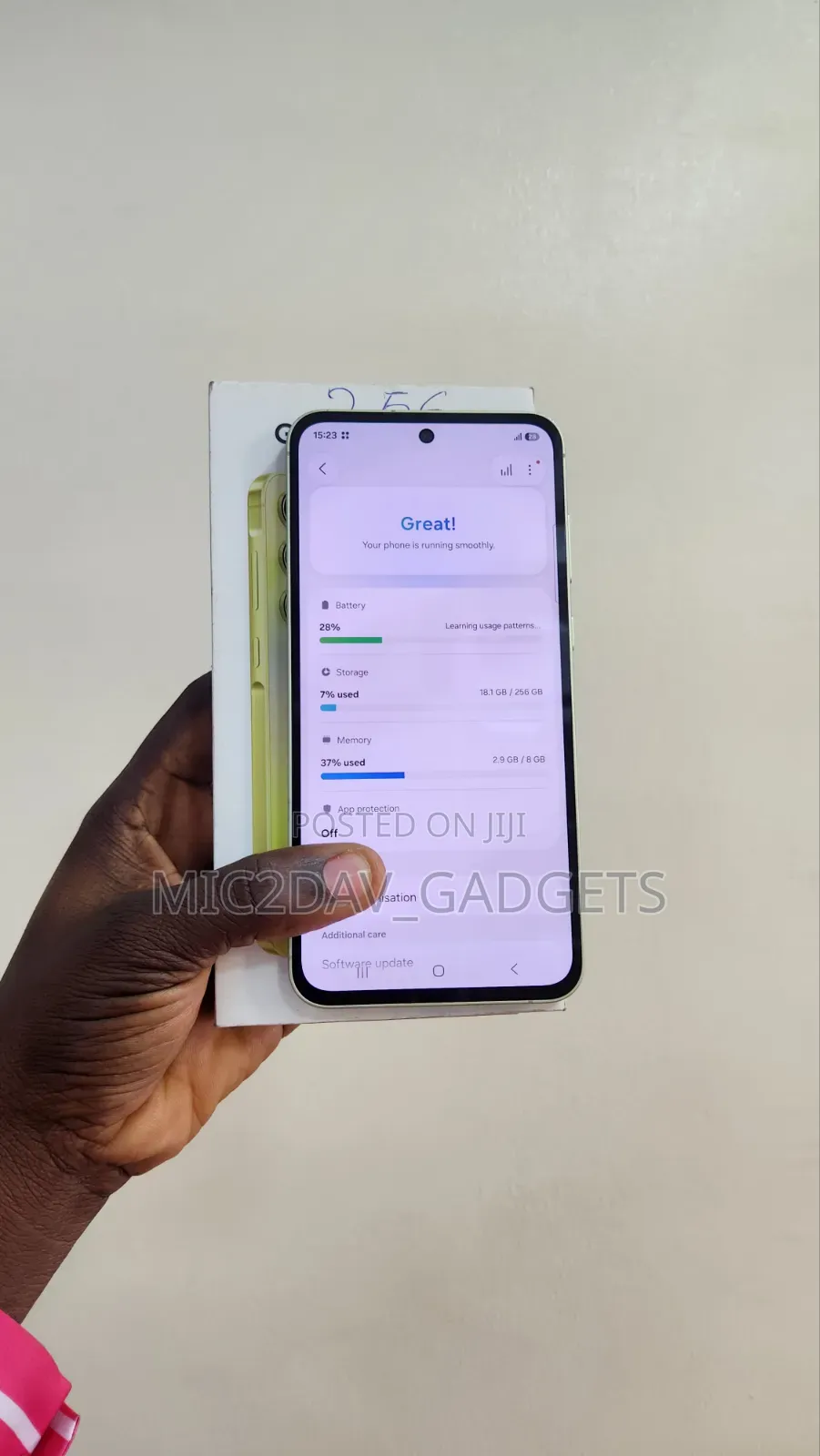 Samsung Galaxy A55 256 GB Yellow