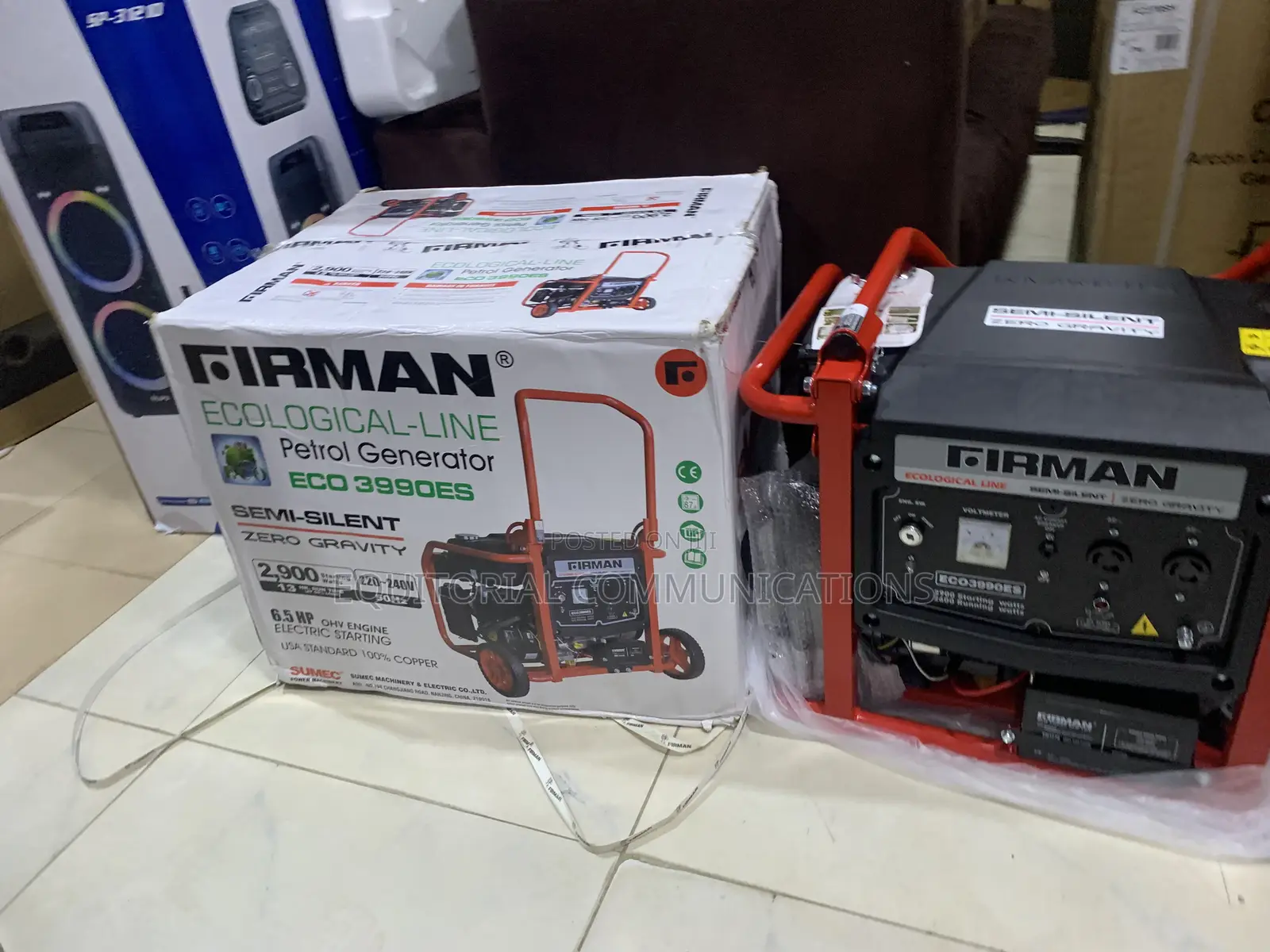 SUMEC FIRMAN 2.9KVA Petrol Generator With Copper Alternator