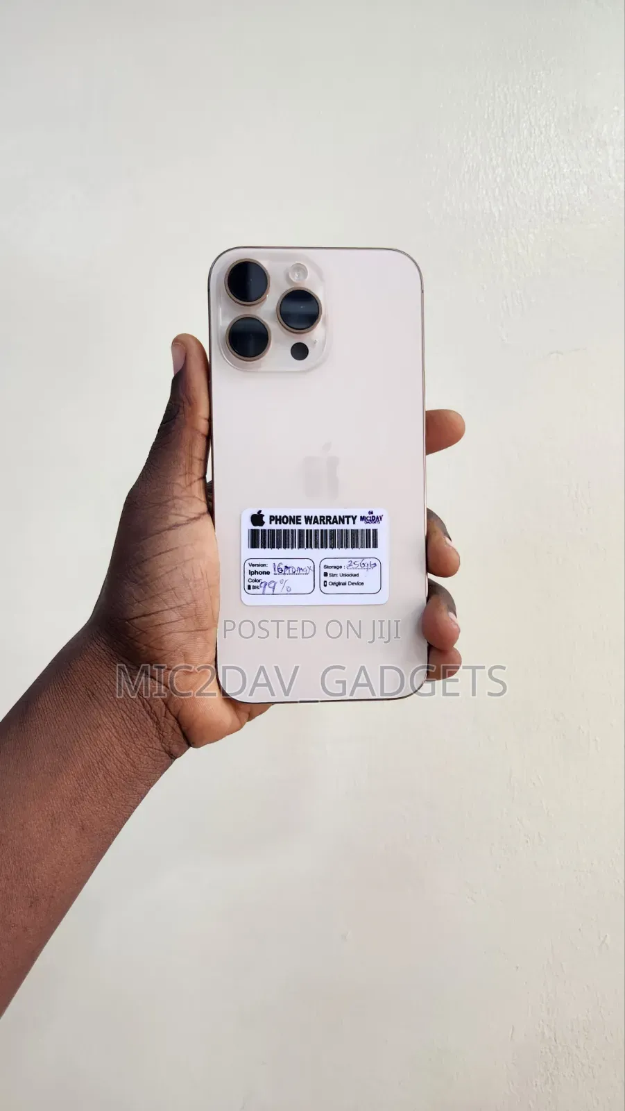Apple iPhone 16 Pro Max 256 GB Gold