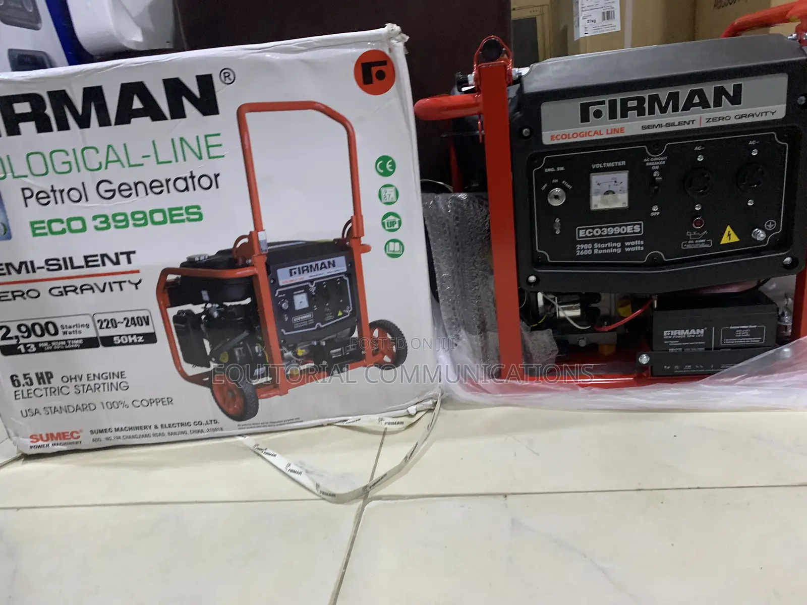 SUMEC FIRMAN 2.9KVA Petrol Generator With Copper Winding