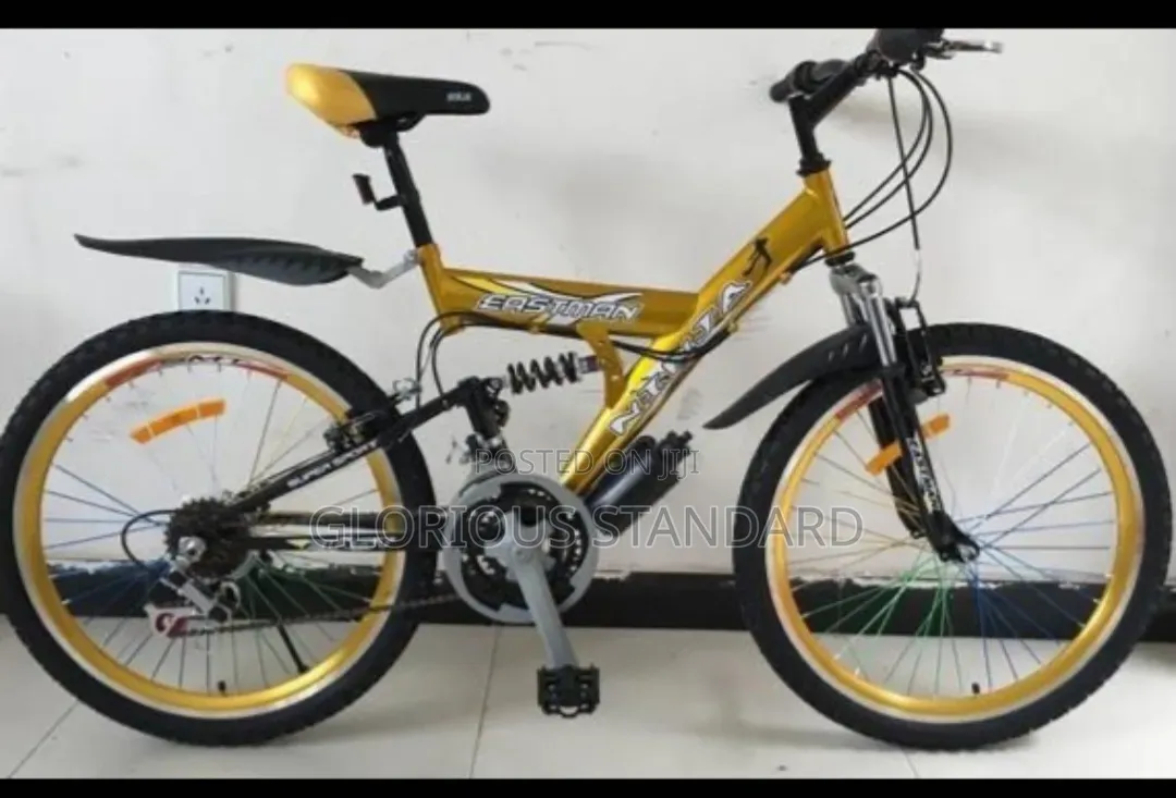 BICYCLE SIZE 24 With Shock Orange Color