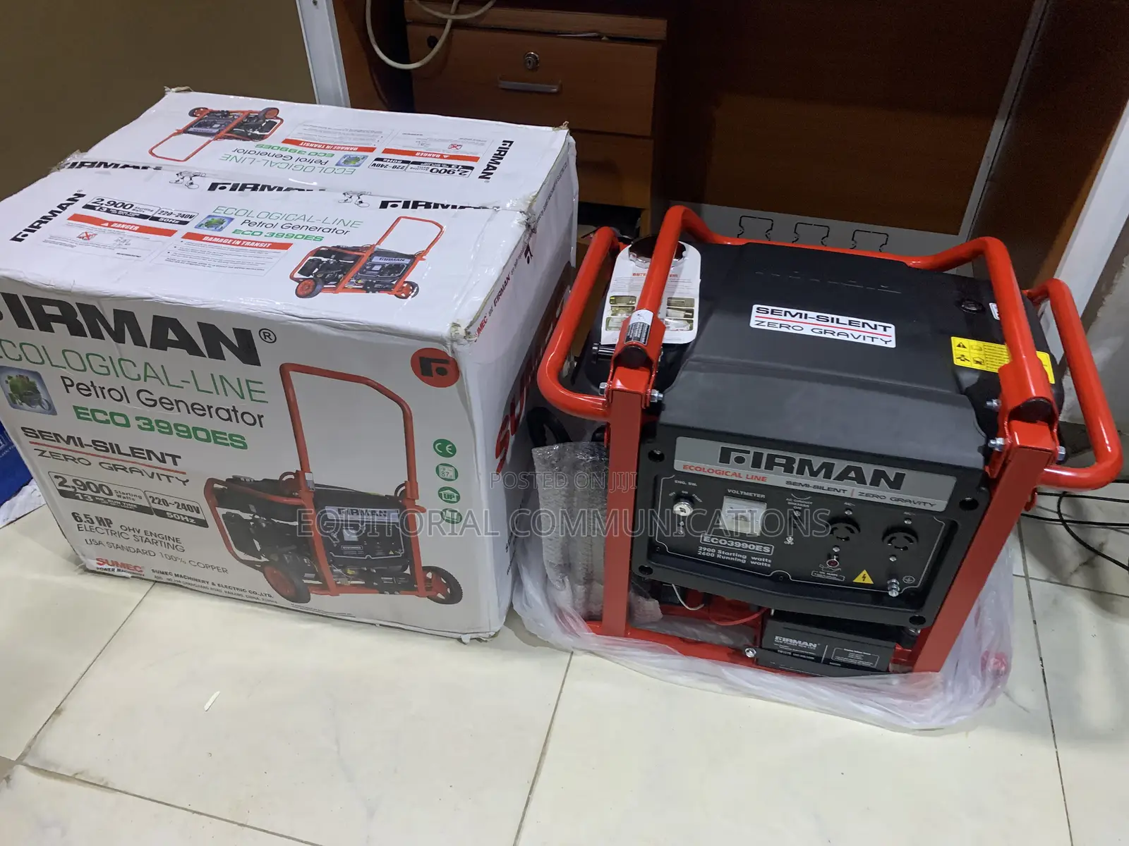SUMEC 2.9KVA FIRMAN ECO3990ES Generator With Smooth Performance