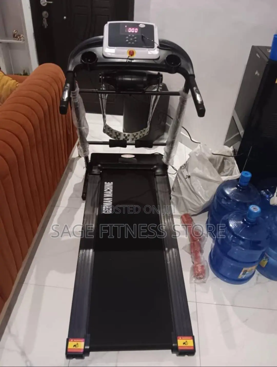 2.5hp Treadmill With Massager Dumbbell With Twister