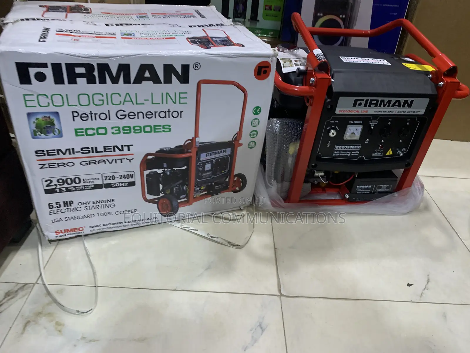 Sumec Firman 2.9kva Eco3990es Generator With Avr Protection