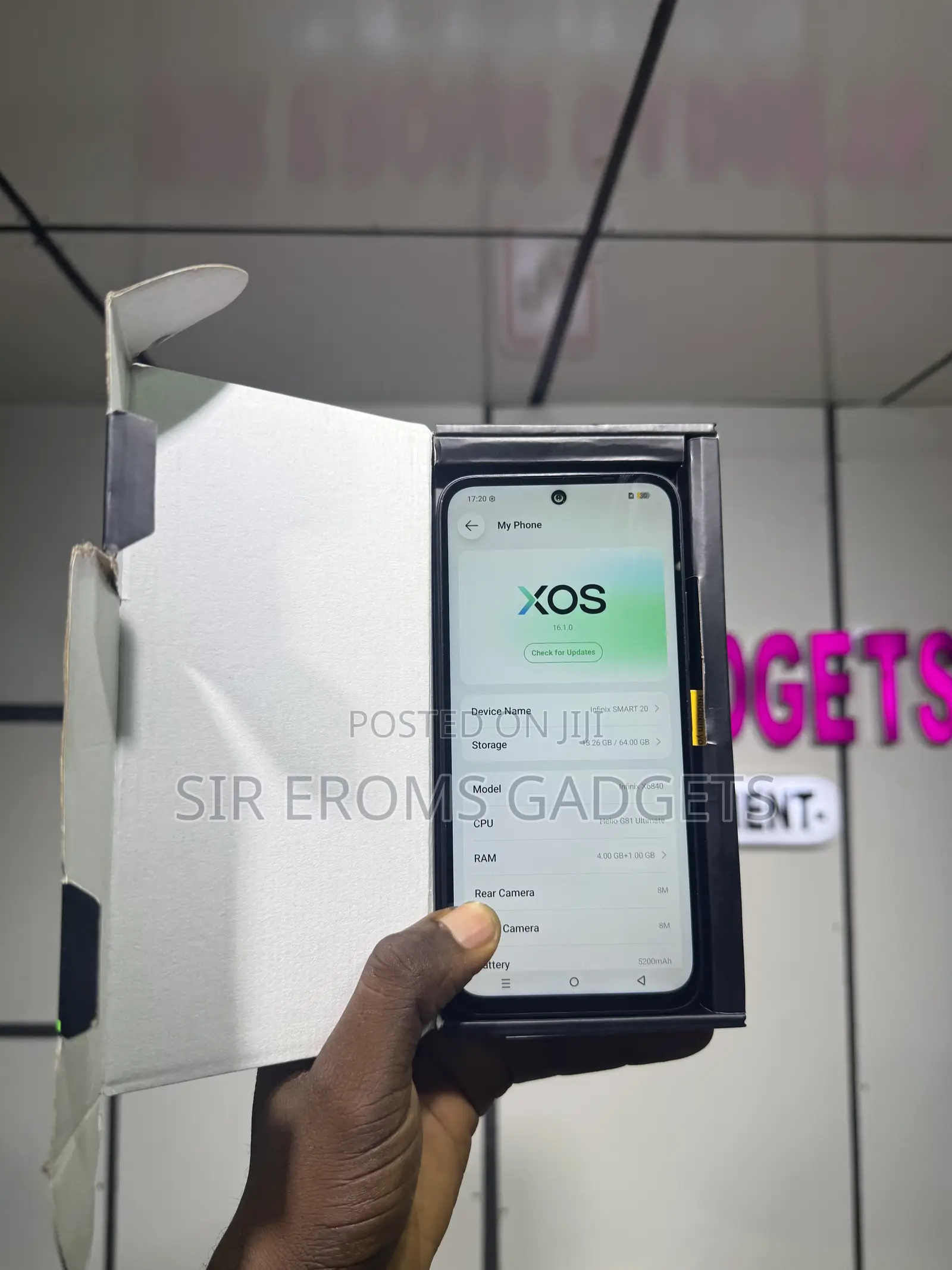Infinix Smart 20 64 GB Black