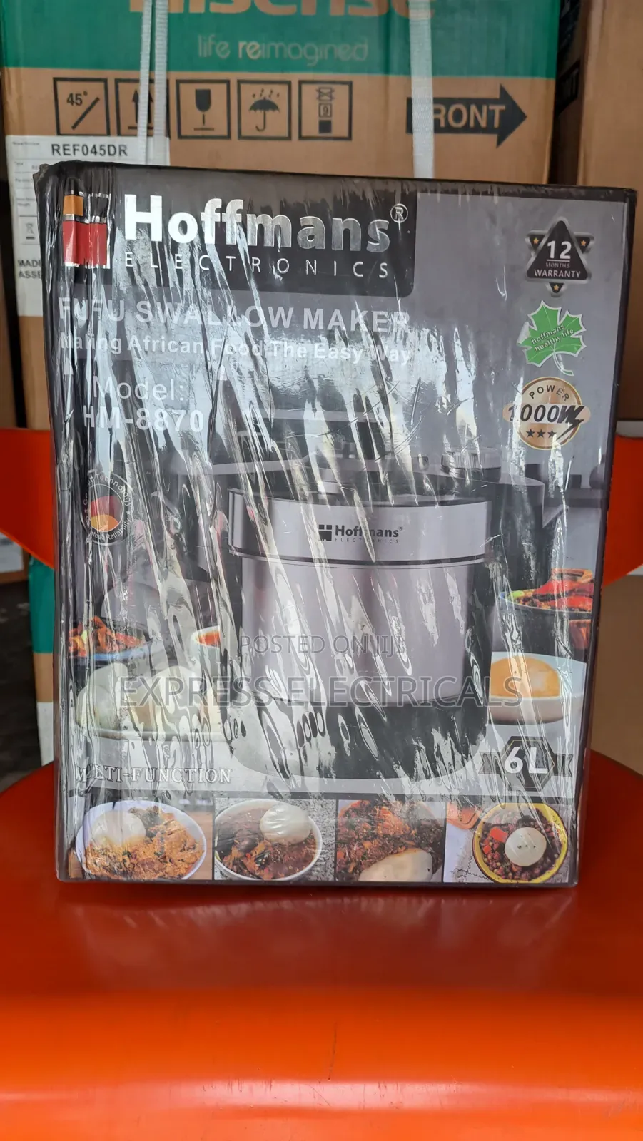Brand New Hoffmans 6L Fufu Swallow Maker | 1000W | Multi-Function