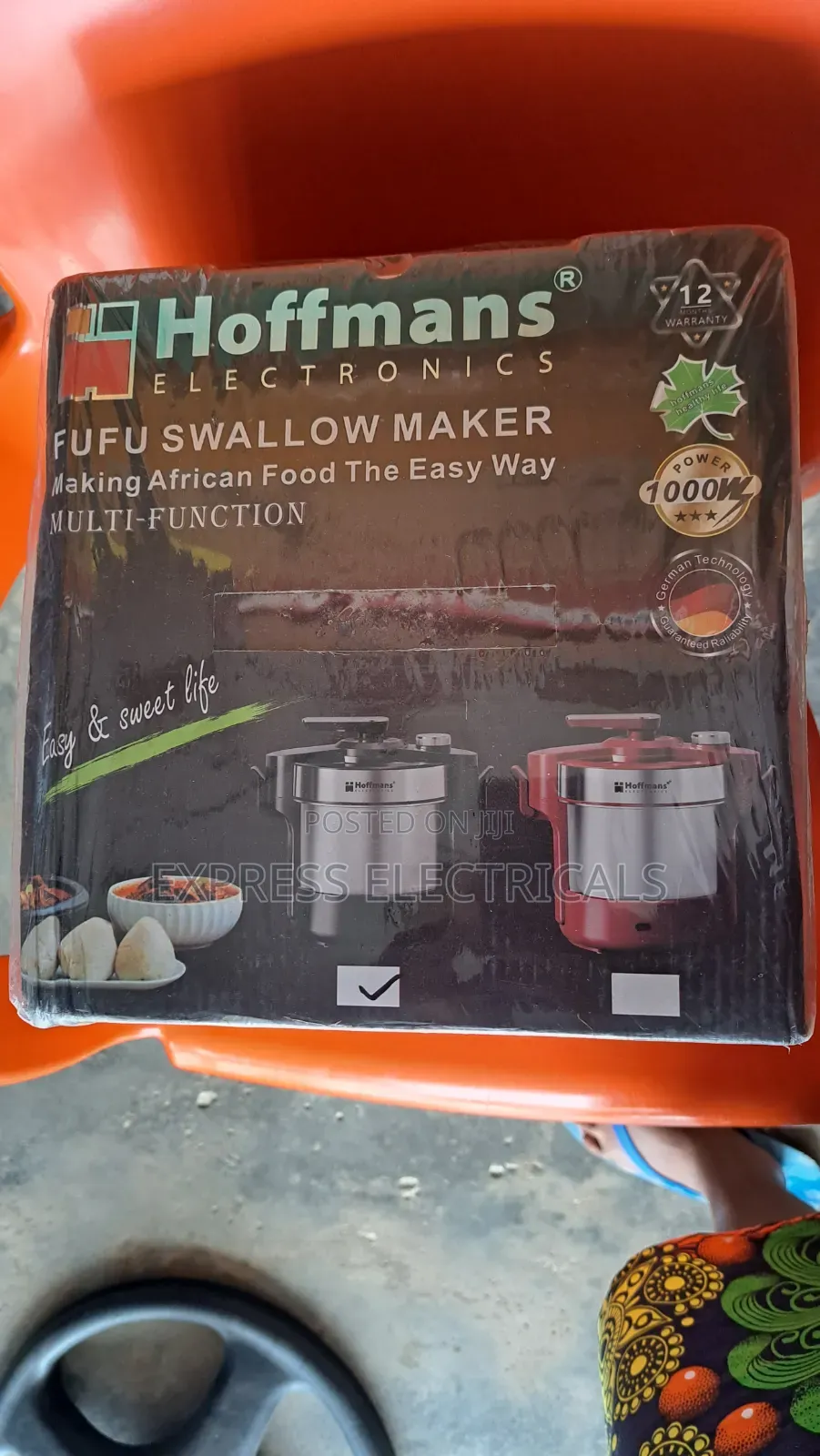 Brand New Hoffmans 6L Fufu Swallow Maker | 1000W | Multi-Function