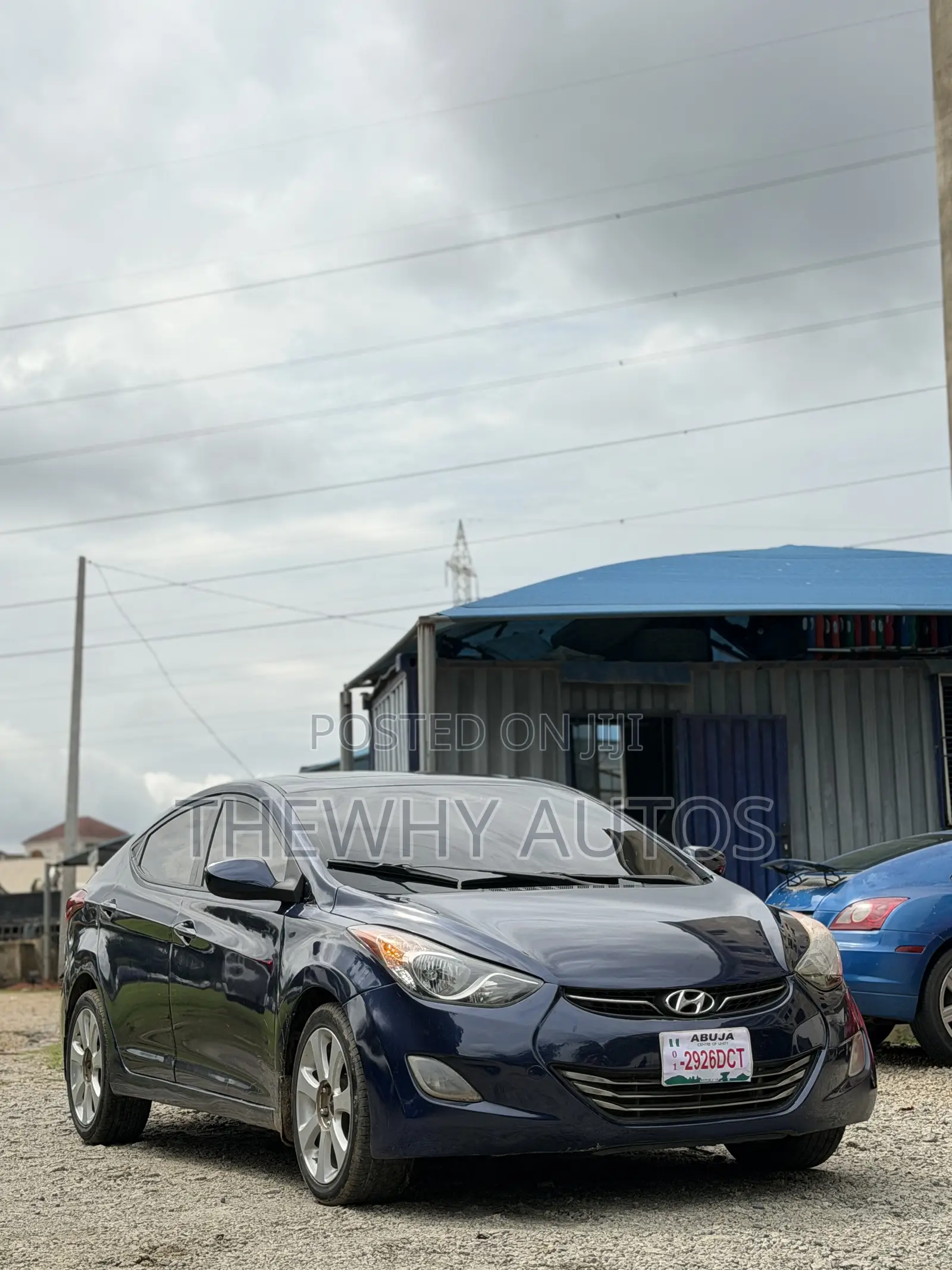 Hyundai Elantra GLS 2012 Blue
