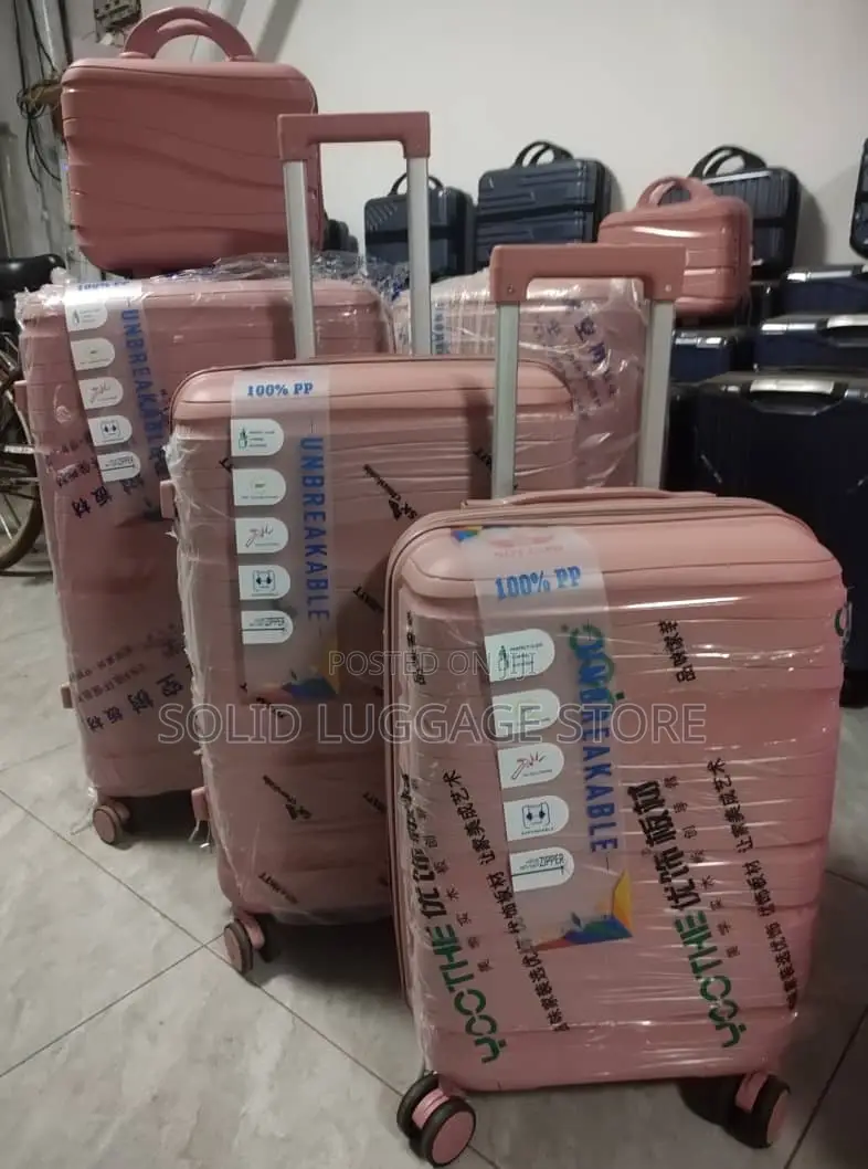 Unbreakable Rubber Traveling Luggage Boxes